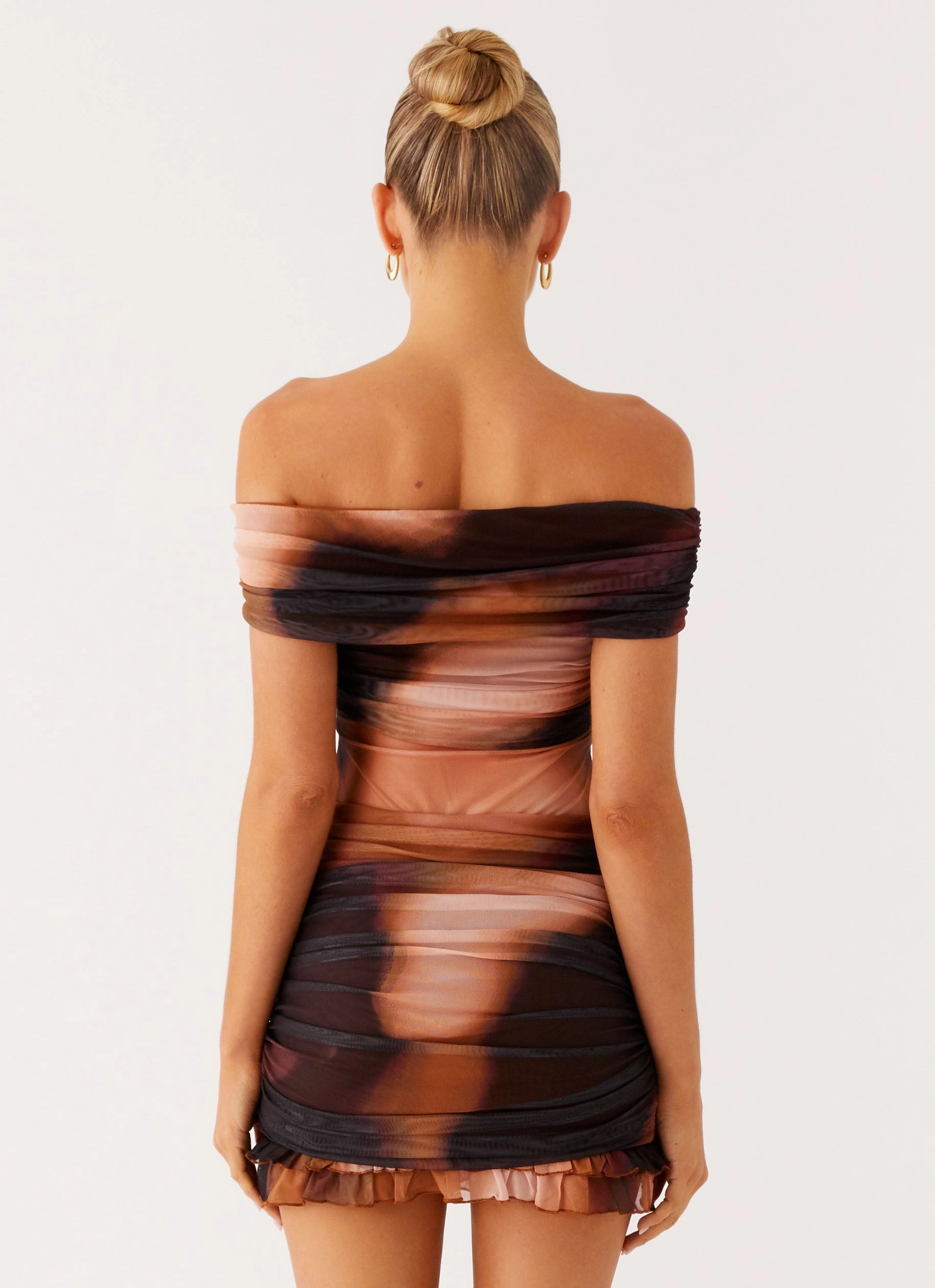 Mini length Frances Mini Dress - Black Gradient