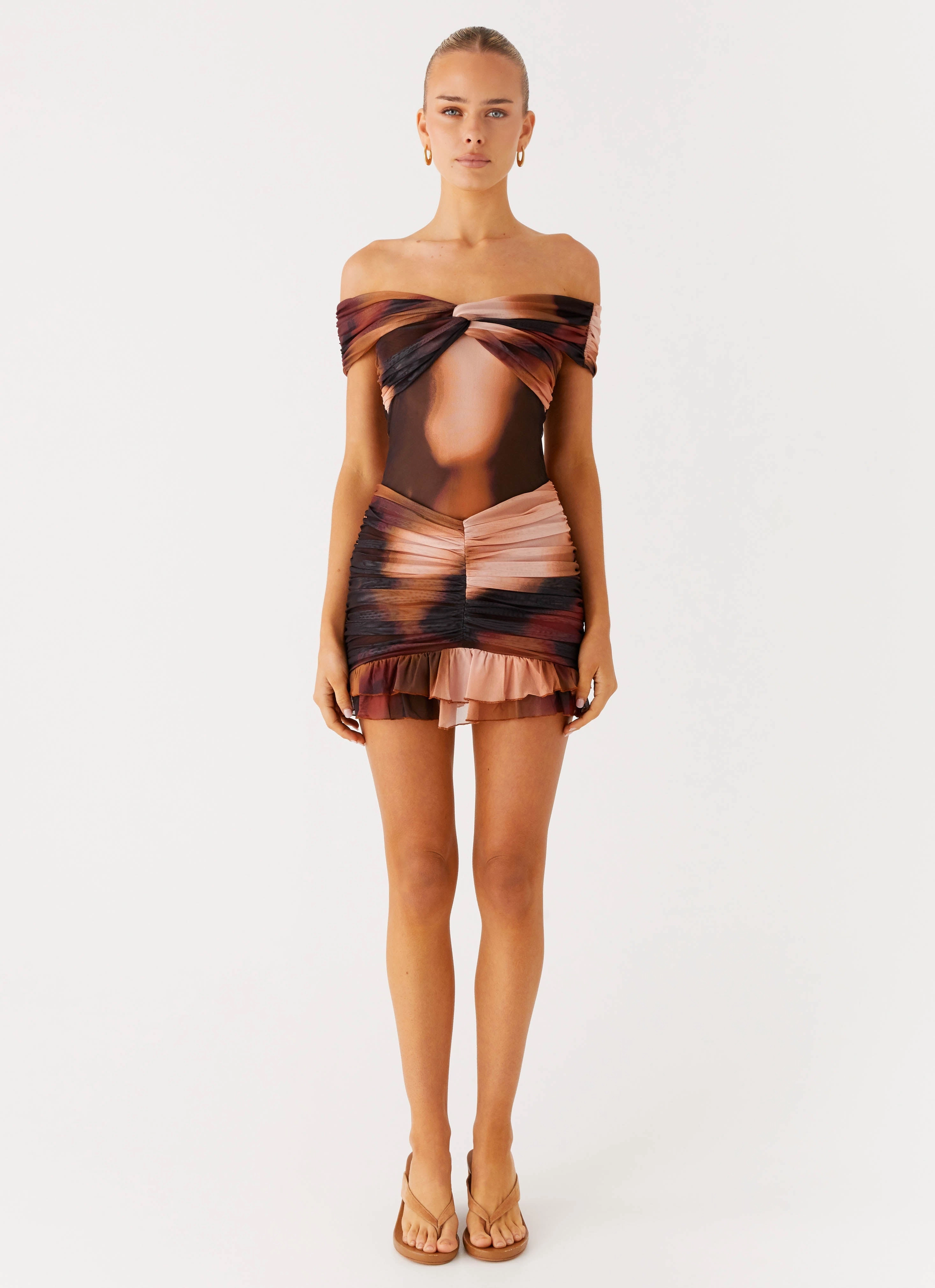 Kind Glow Frances Mini Dress - Black Gradient