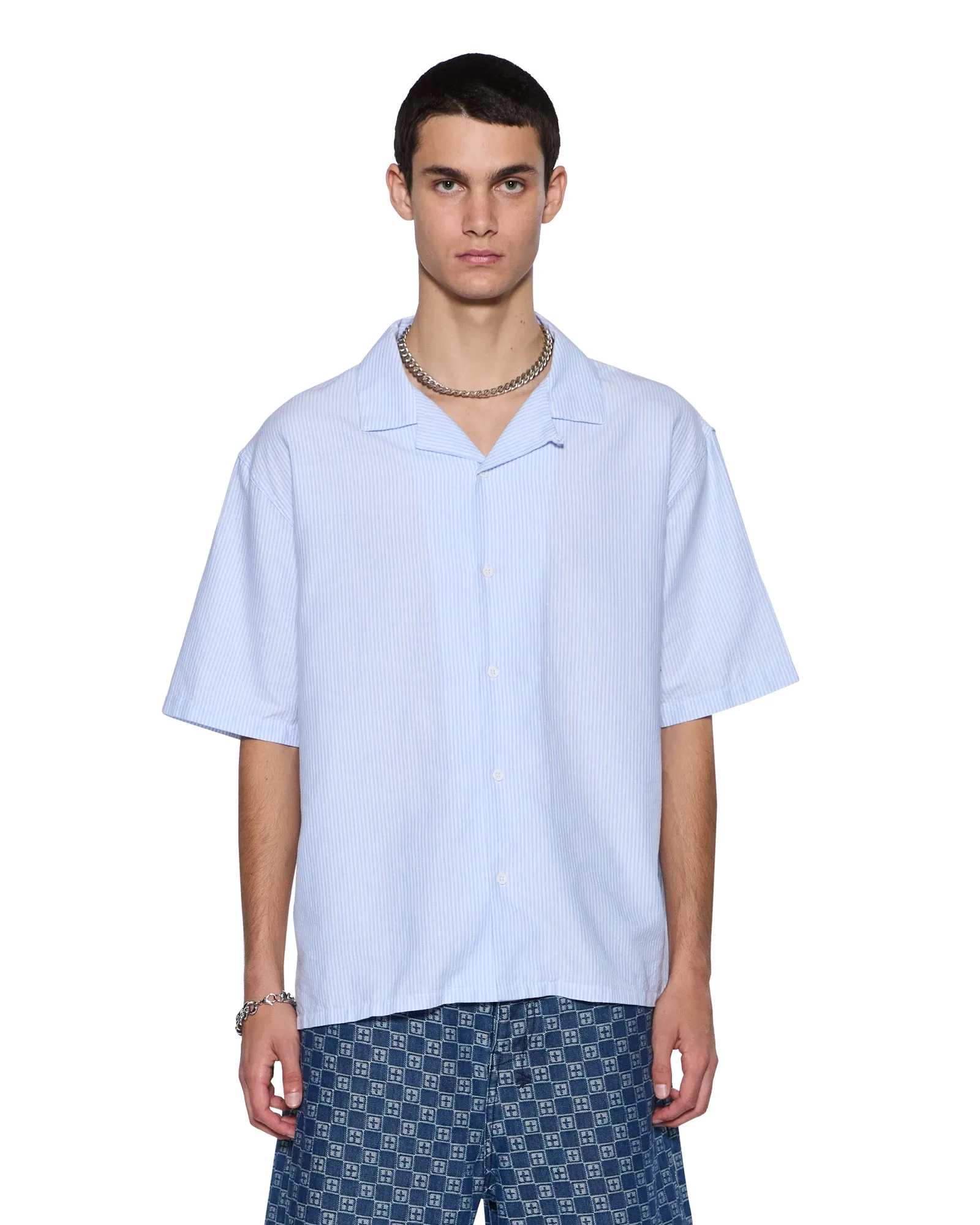 CompactPackable first day of school CARING DINER SS SHIRT TRU STRIPE