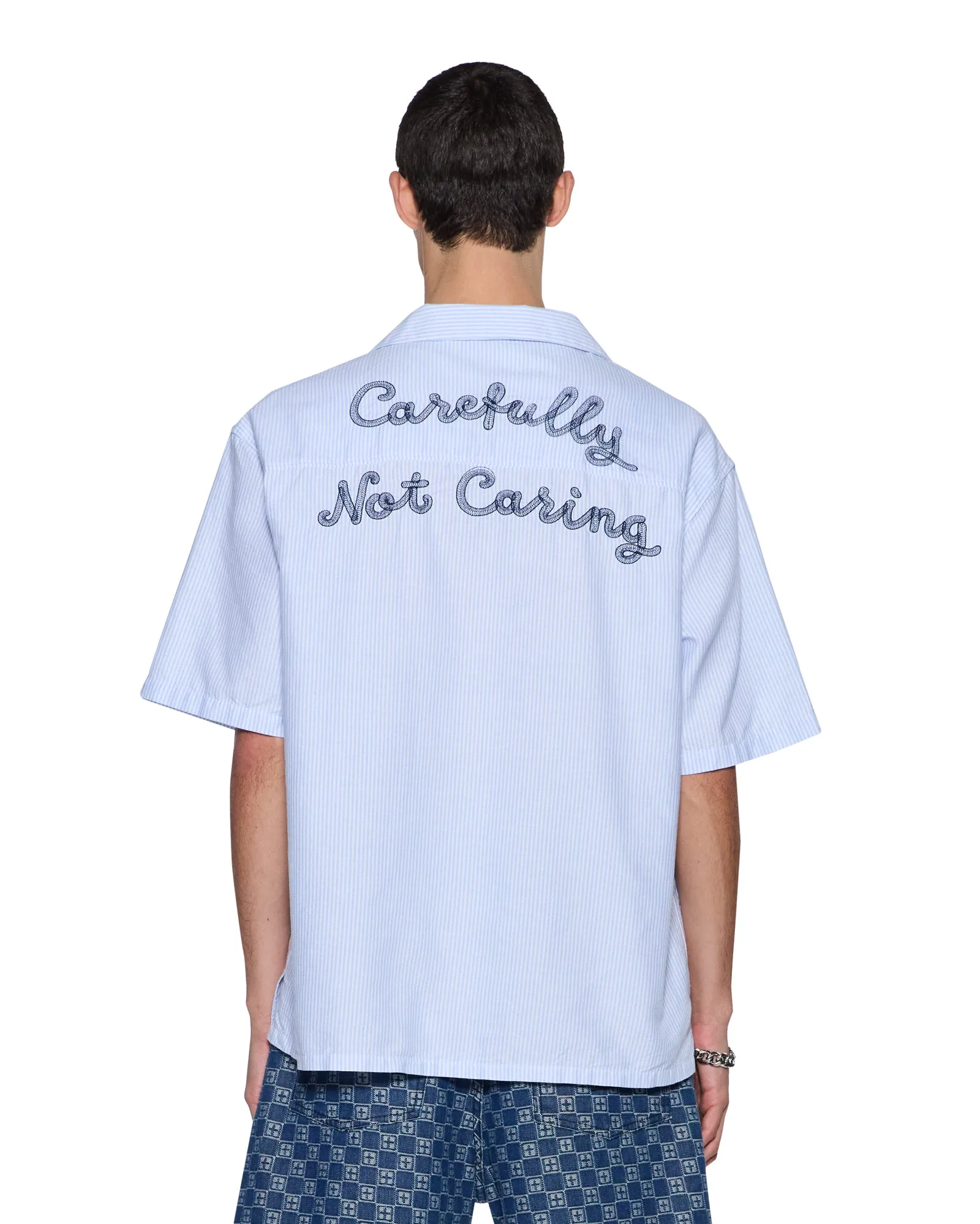 TaglessLabeling CARING DINER SS SHIRT TRU STRIPE