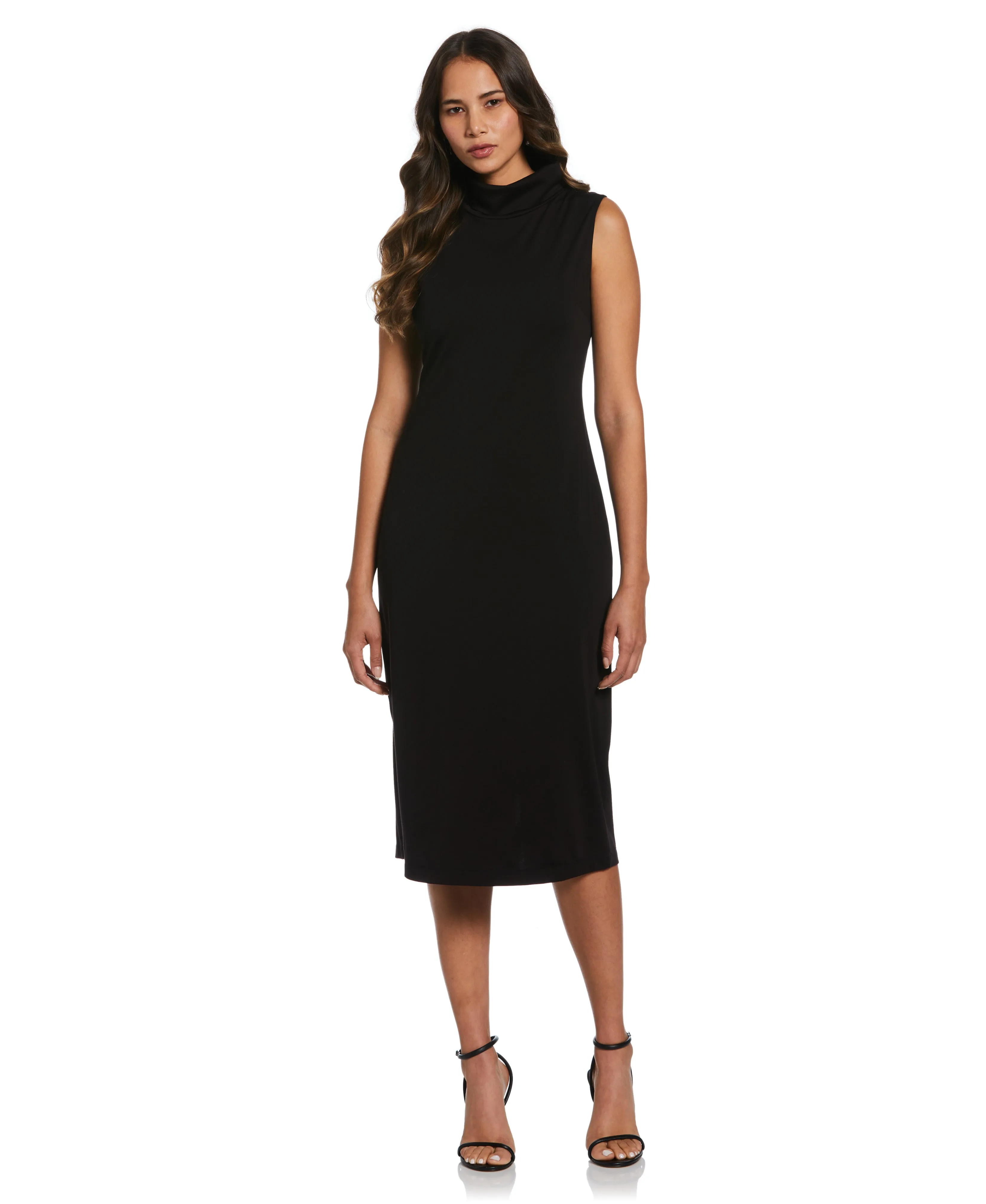 Style Moment relaxed elegance Funnel Neck Dress