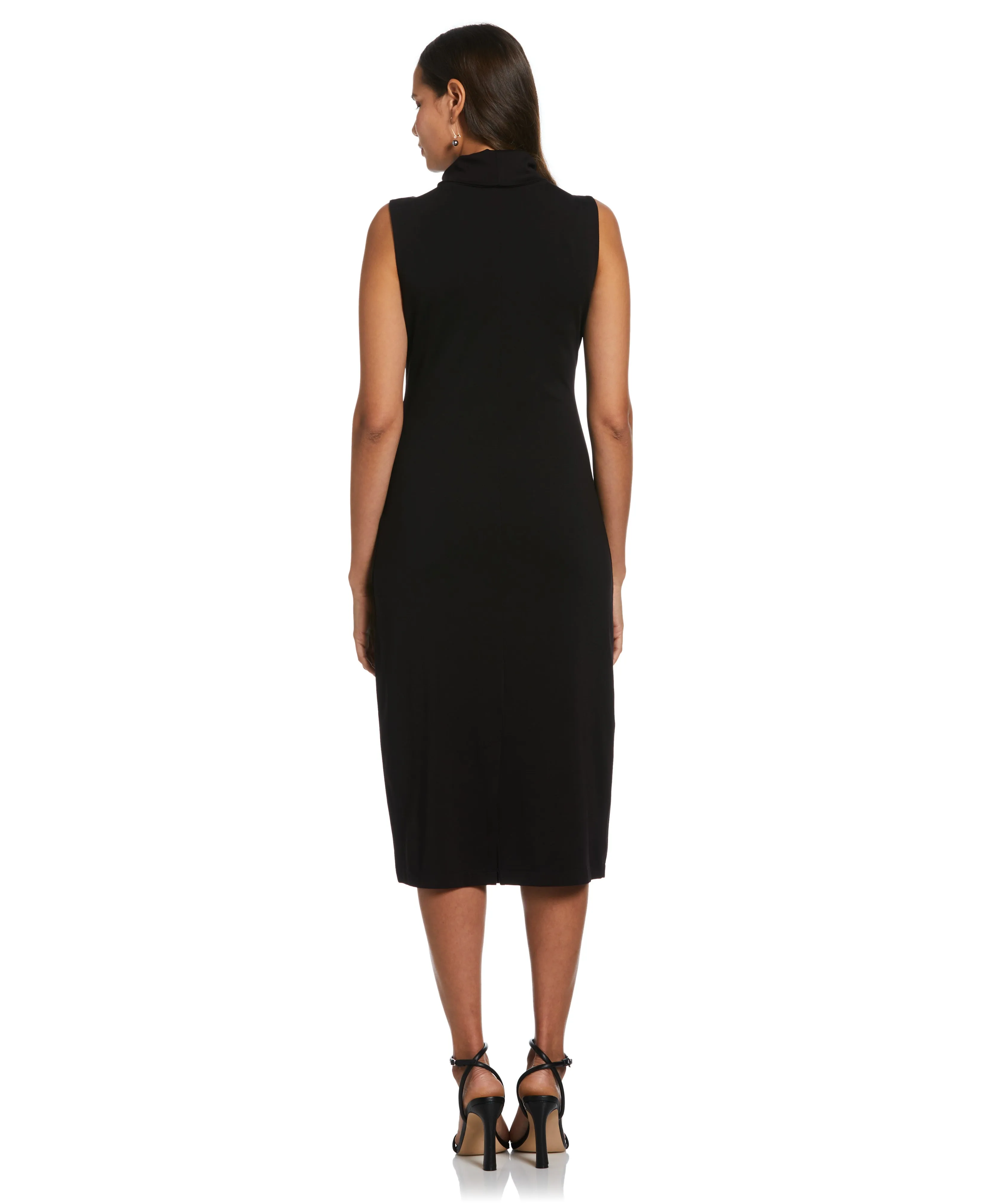 Smart and Stylish Funnel Neck Dress