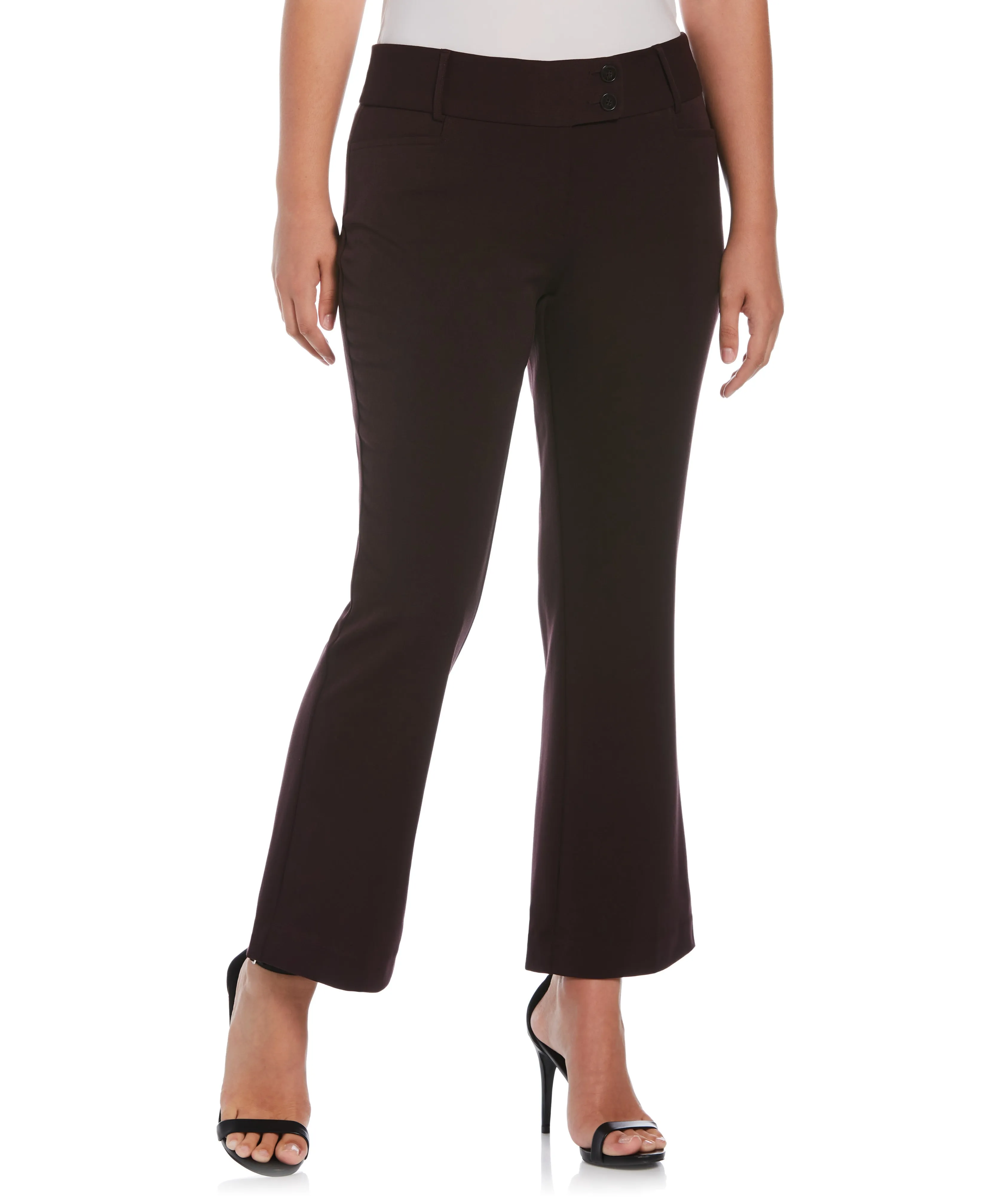 Gabardine Bootcut Pant Short - Curvy Fit Core Comfort