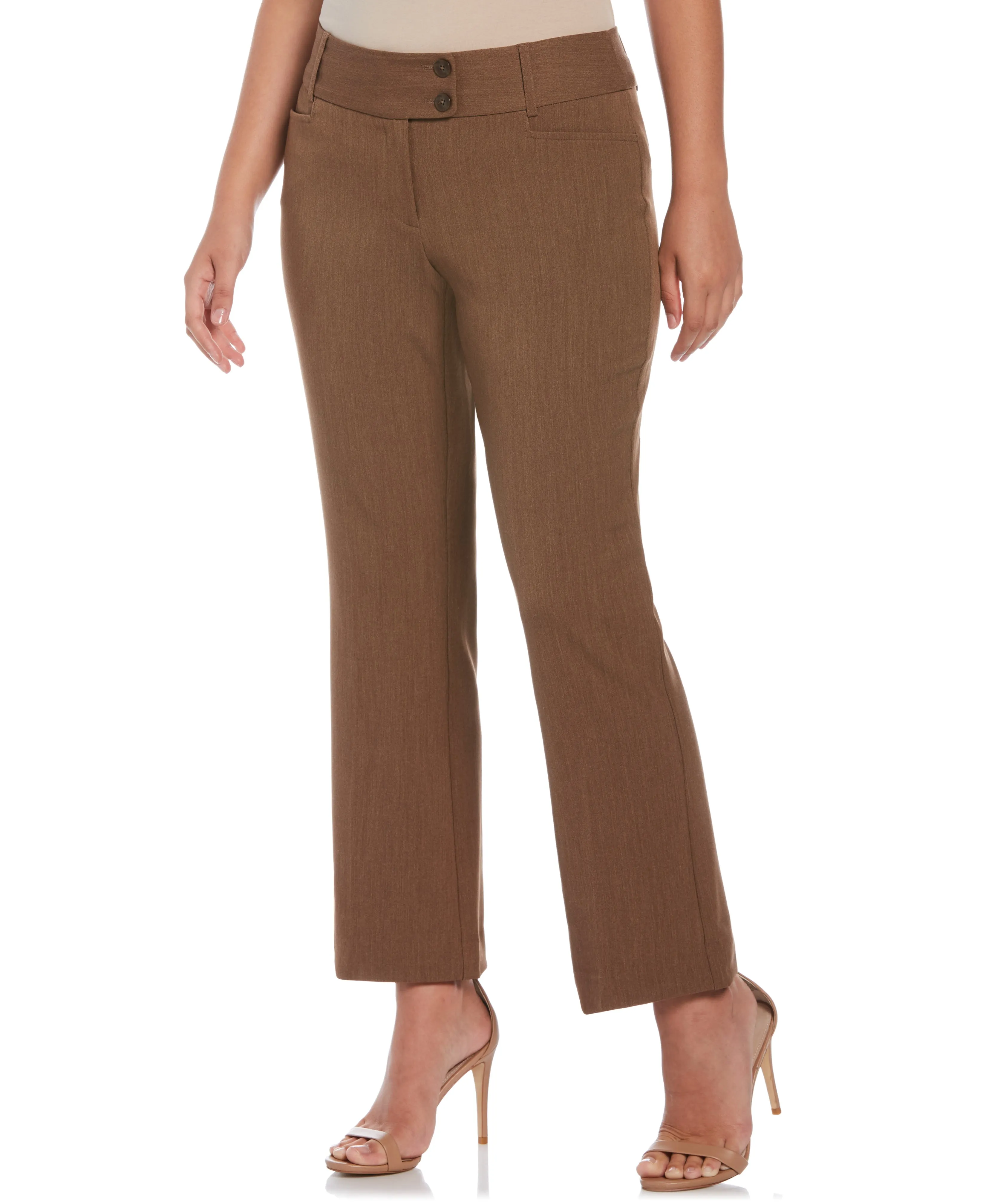 Perfect Comfort Perfect Movement Gabardine Bootcut Pant Short - Curvy Fit