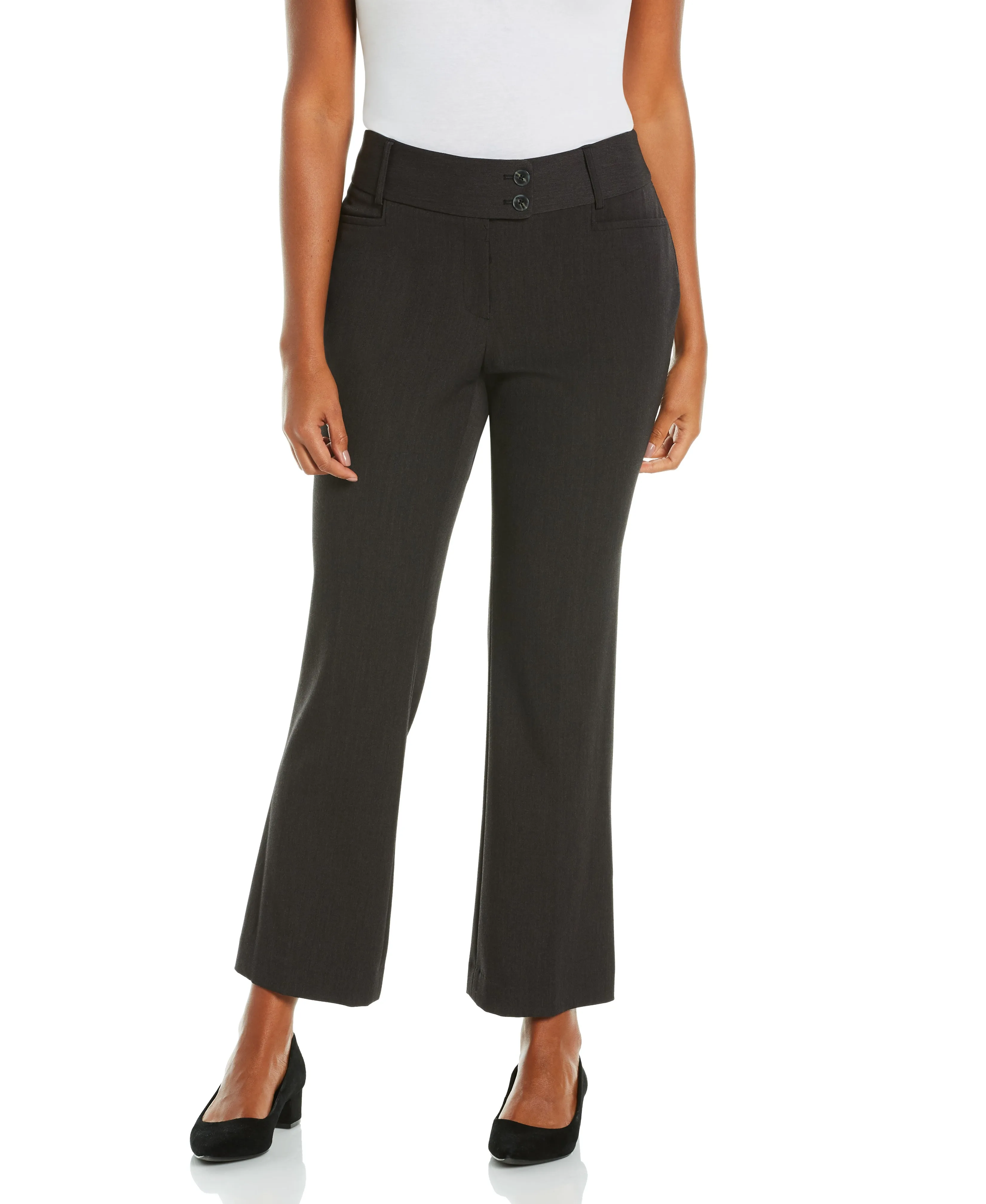 LowProfileStitching Gabardine Bootcut Pant Short - Curvy Fit