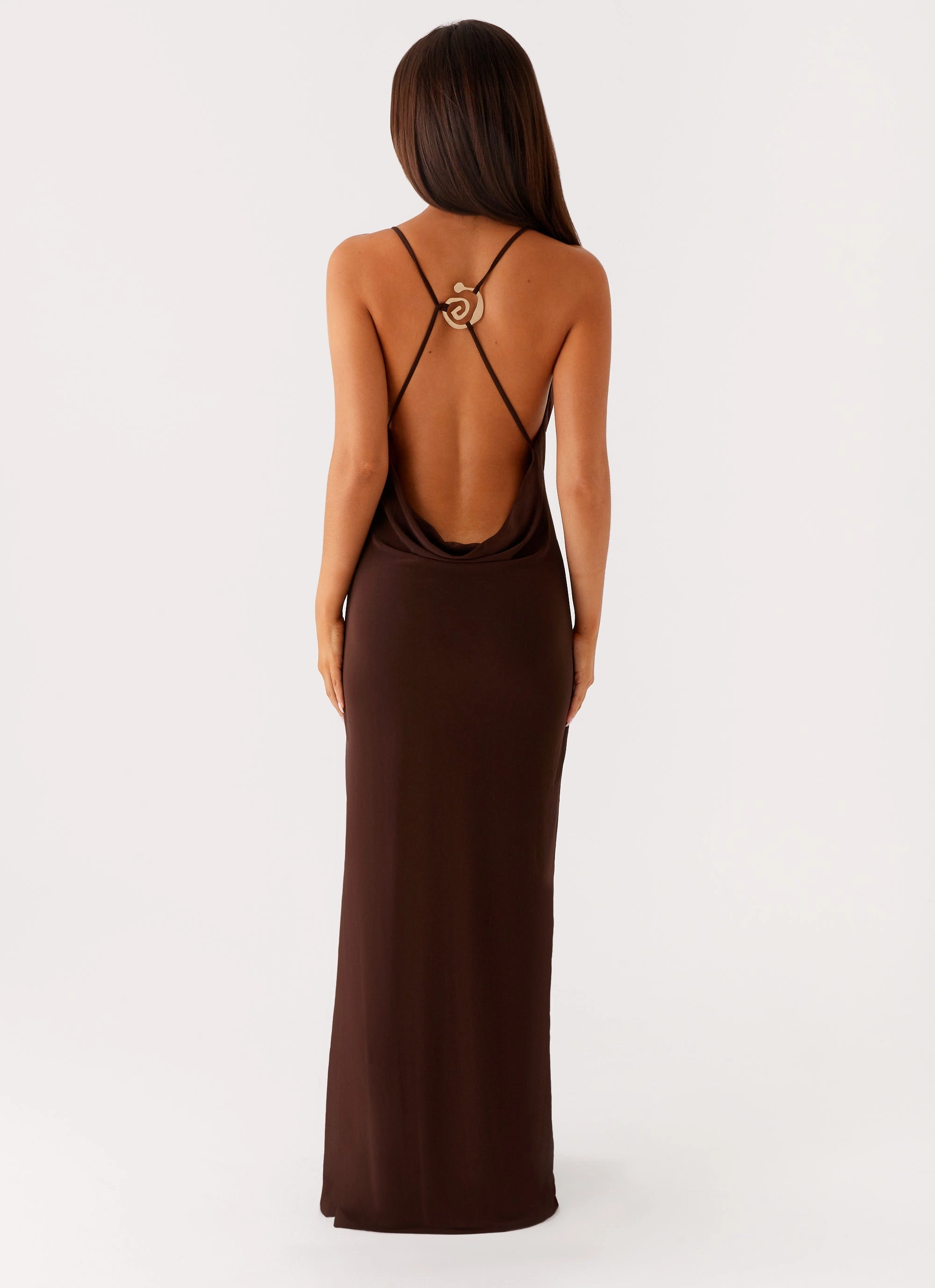 Game Player Maxi Dress - Chocolate Winter Layering