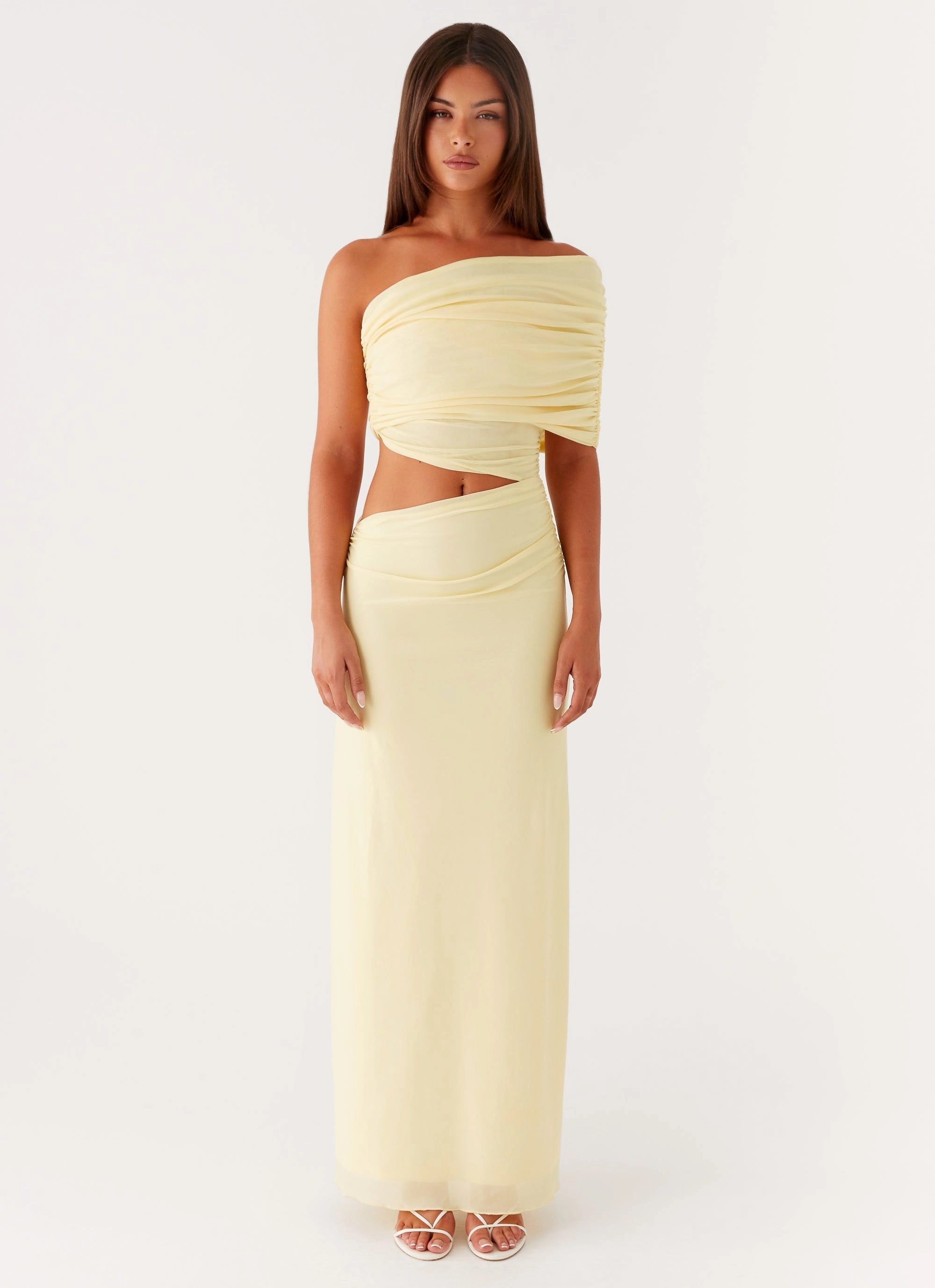 Playful and flirty dress Travel Fit Gillian Maxi Dress - Yellow