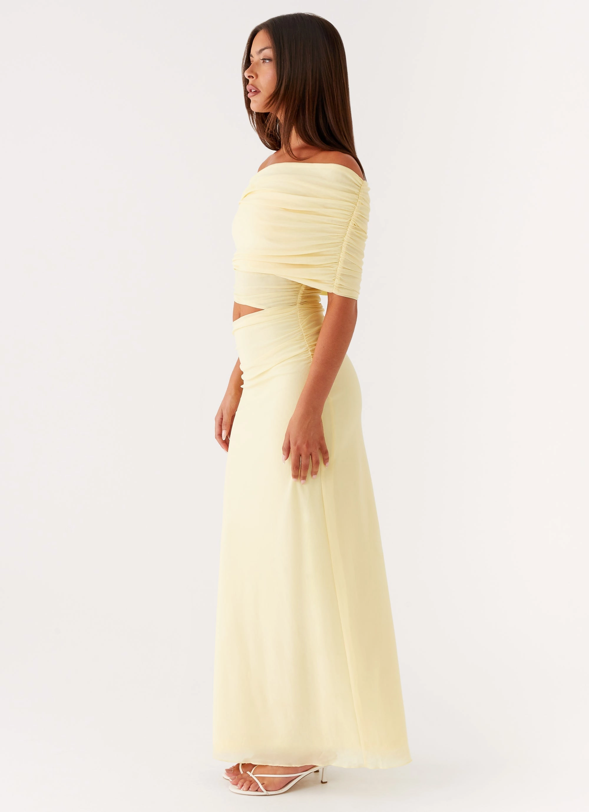 Trendy Cut Gillian Maxi Dress - Yellow