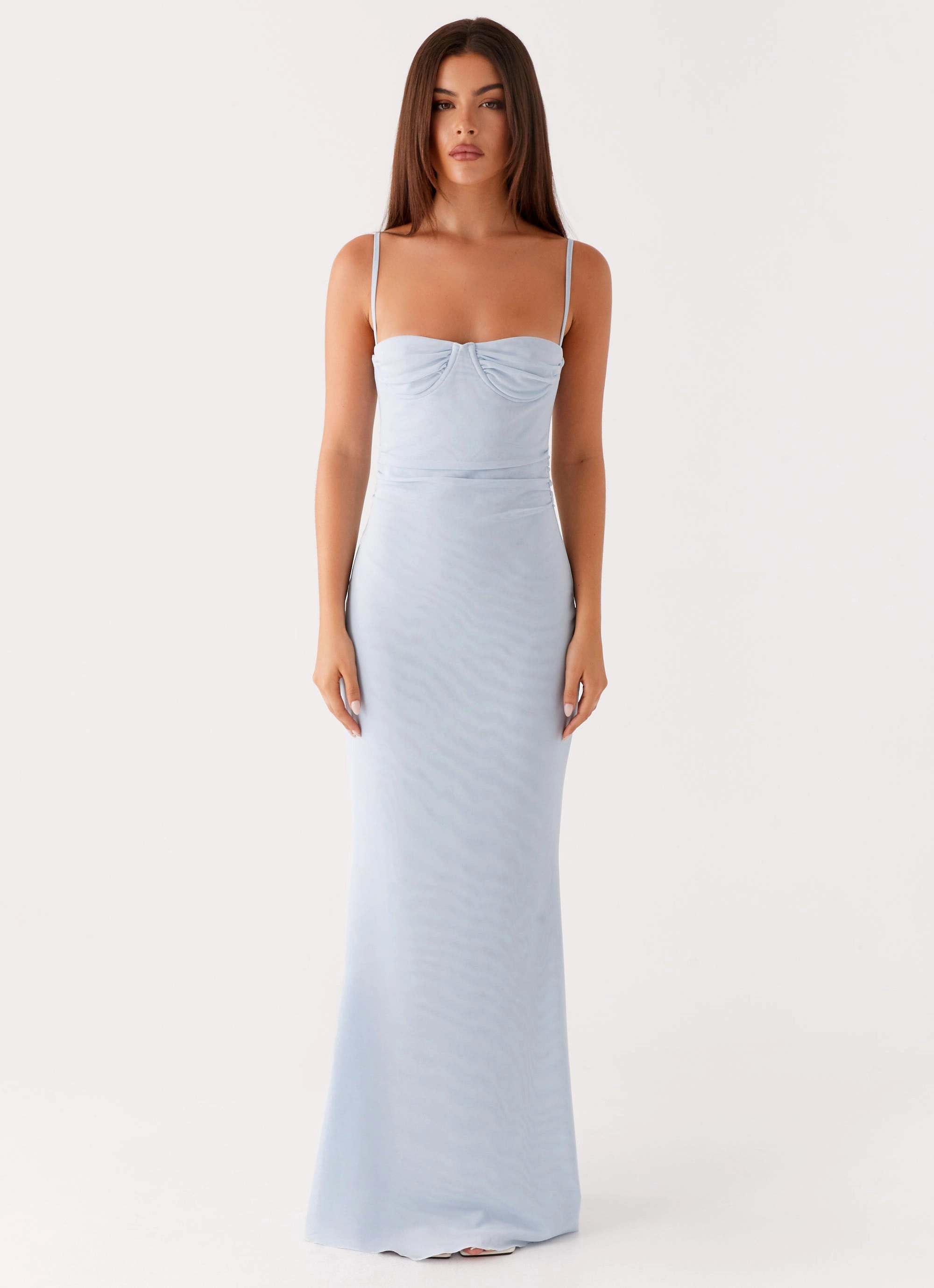 Polished look dress Anna Sophia Maxi Dress - Blue