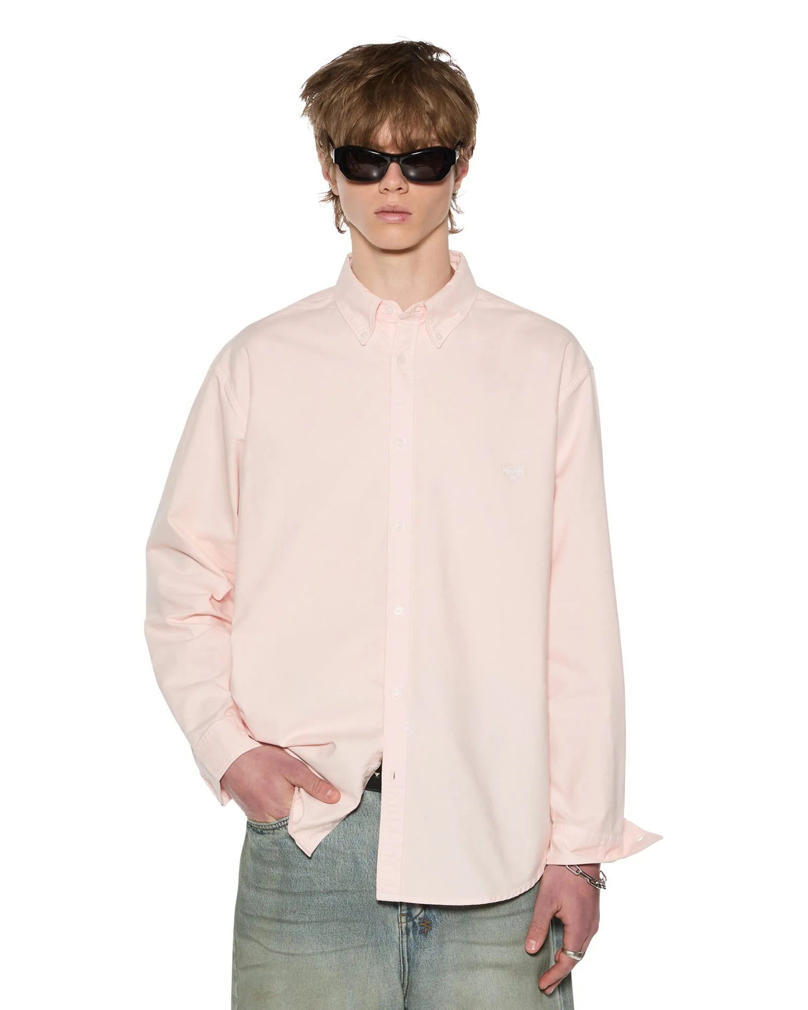 HighBackRise KSIGNATURE BUTTON DOWN LS SHIRT FLOSS