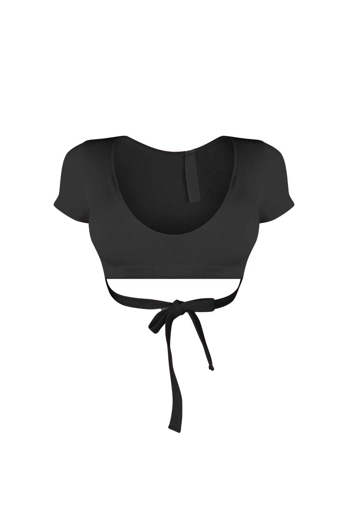 Got Your Back Back Tie Basic Top Thermoregulating Fabric