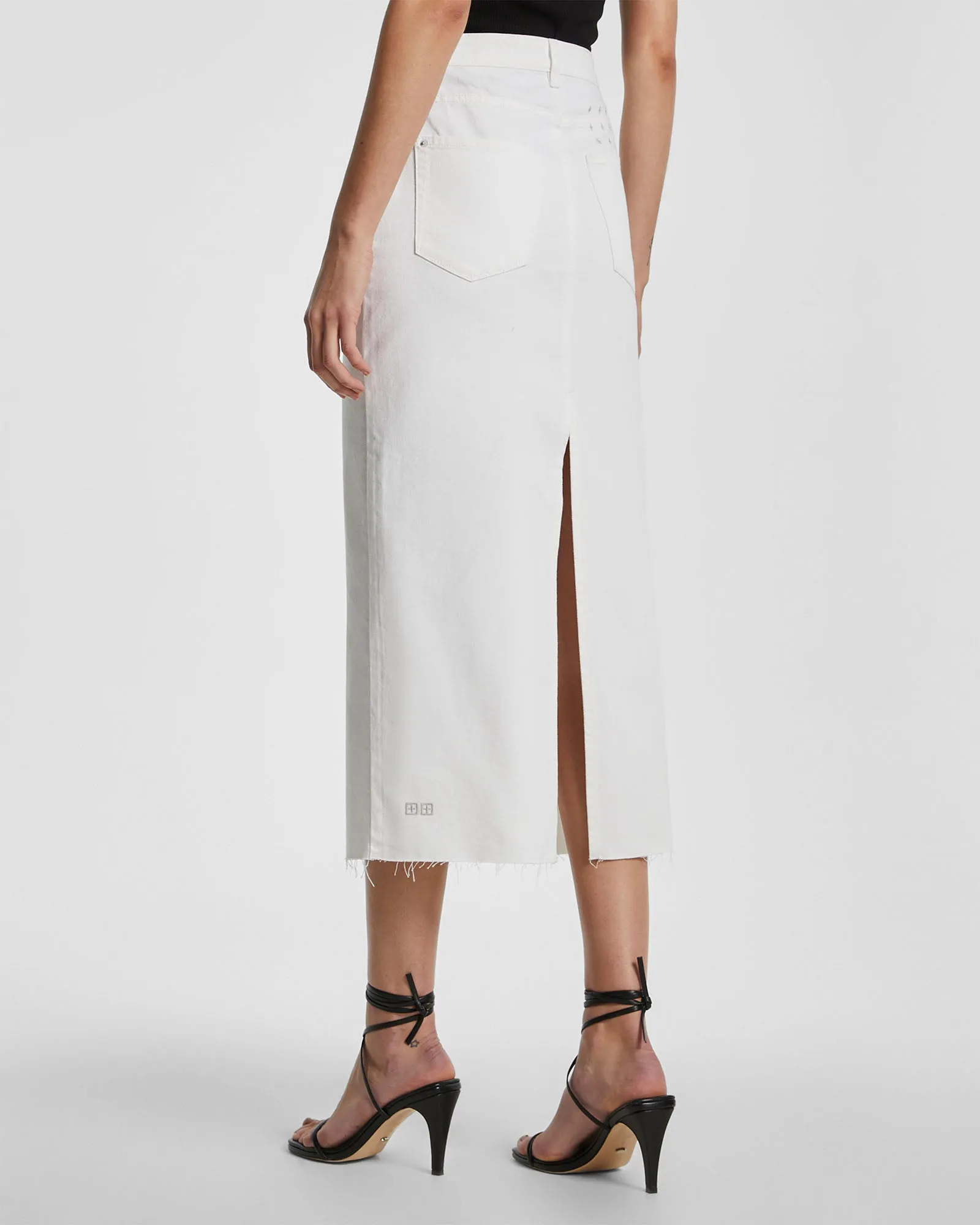 GRADUATE MIDI SKIRT BLANC Casual Pullover