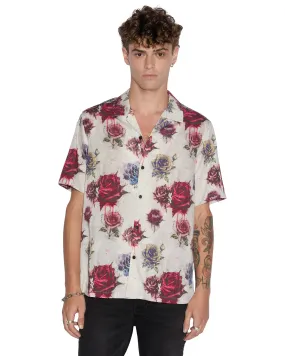 GRAFF ROSE RESORT SS SHIRT MULTI Layered Collar Structure MoistureWickingTechnology