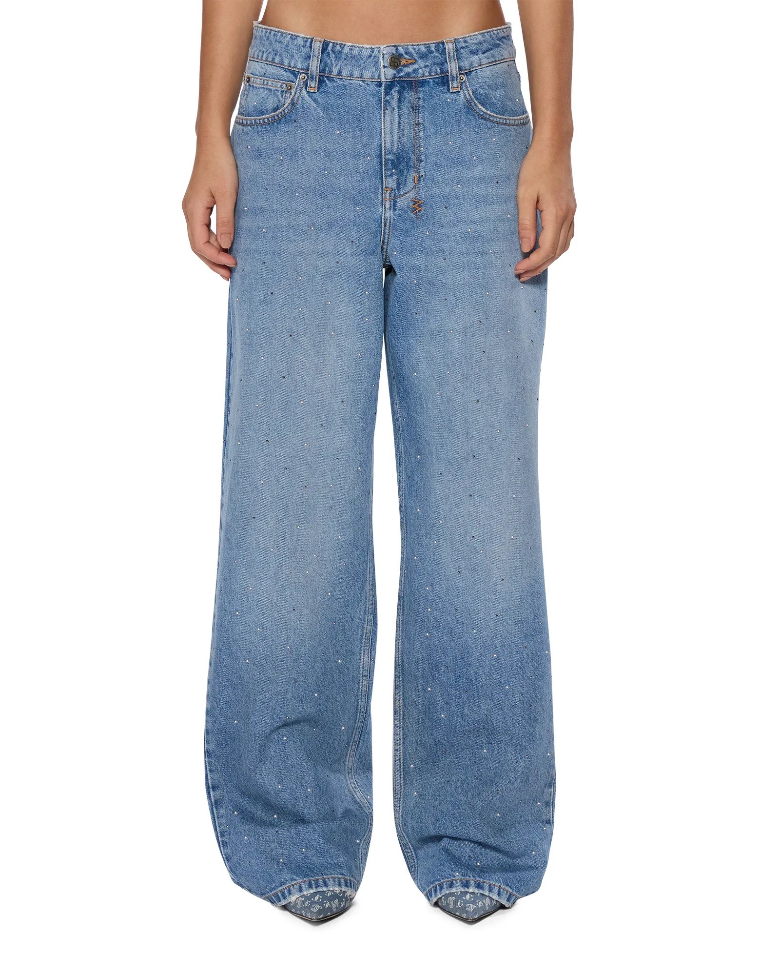 LOW RIDER KRYSTAL KOMET Contrast Trim Fashionable Waist