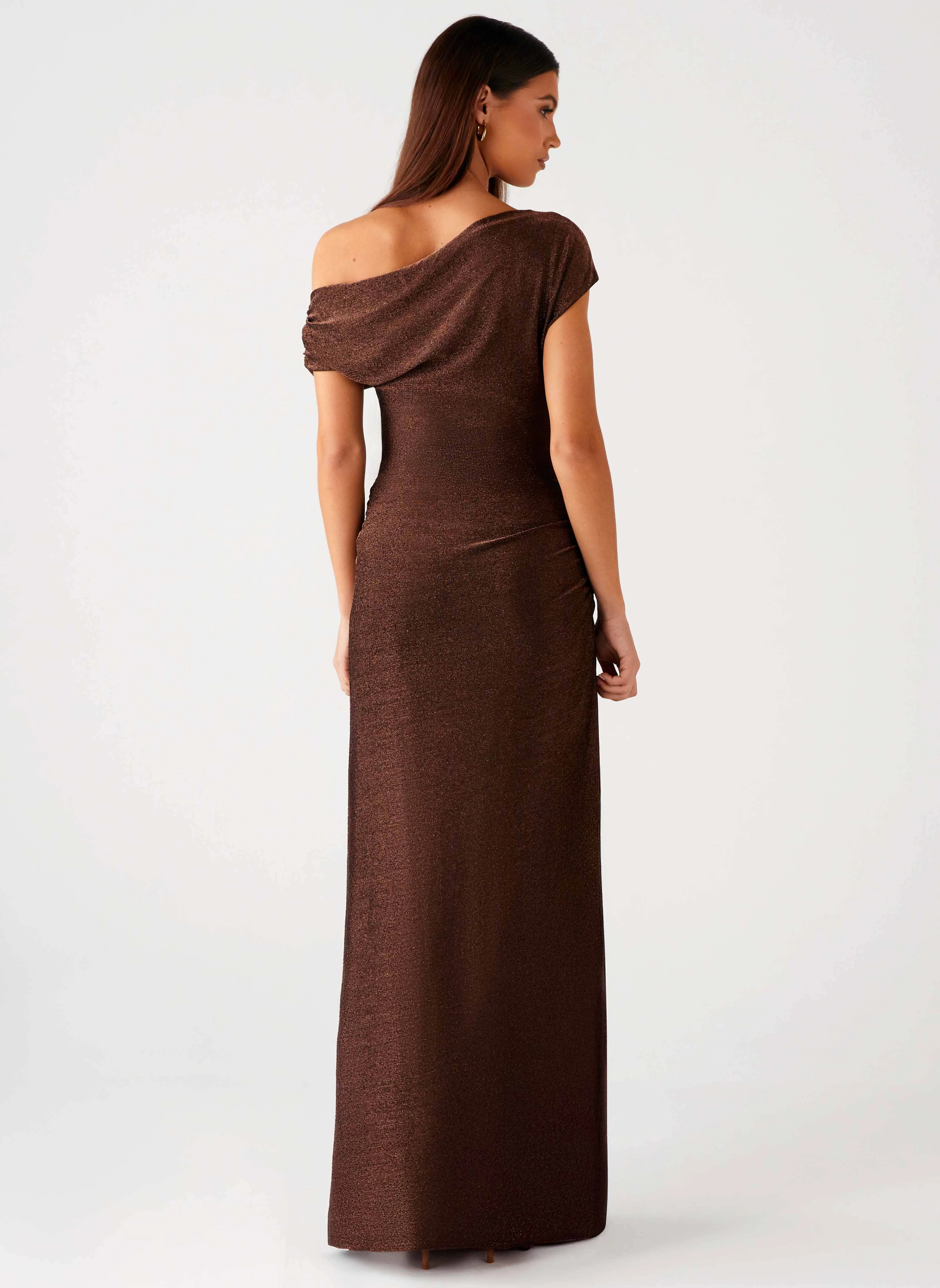 Harvest Moon Maxi Dress - Chocolate Match Quick Daily Movement