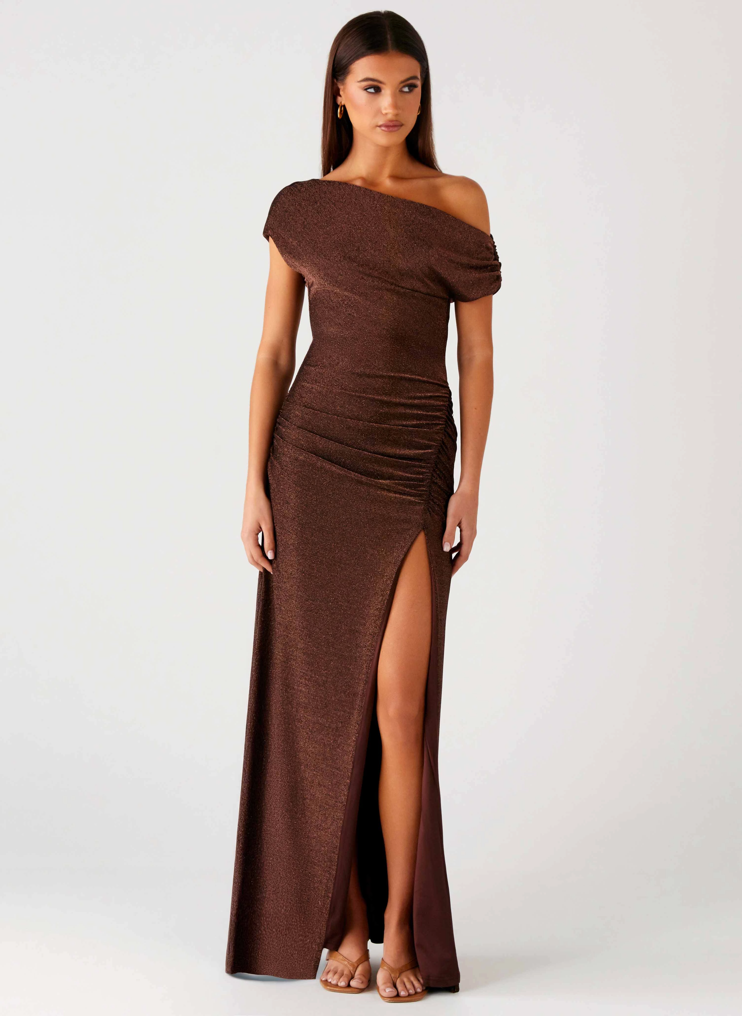 Harvest Moon Maxi Dress - Chocolate Calm Beauty Smart Glide