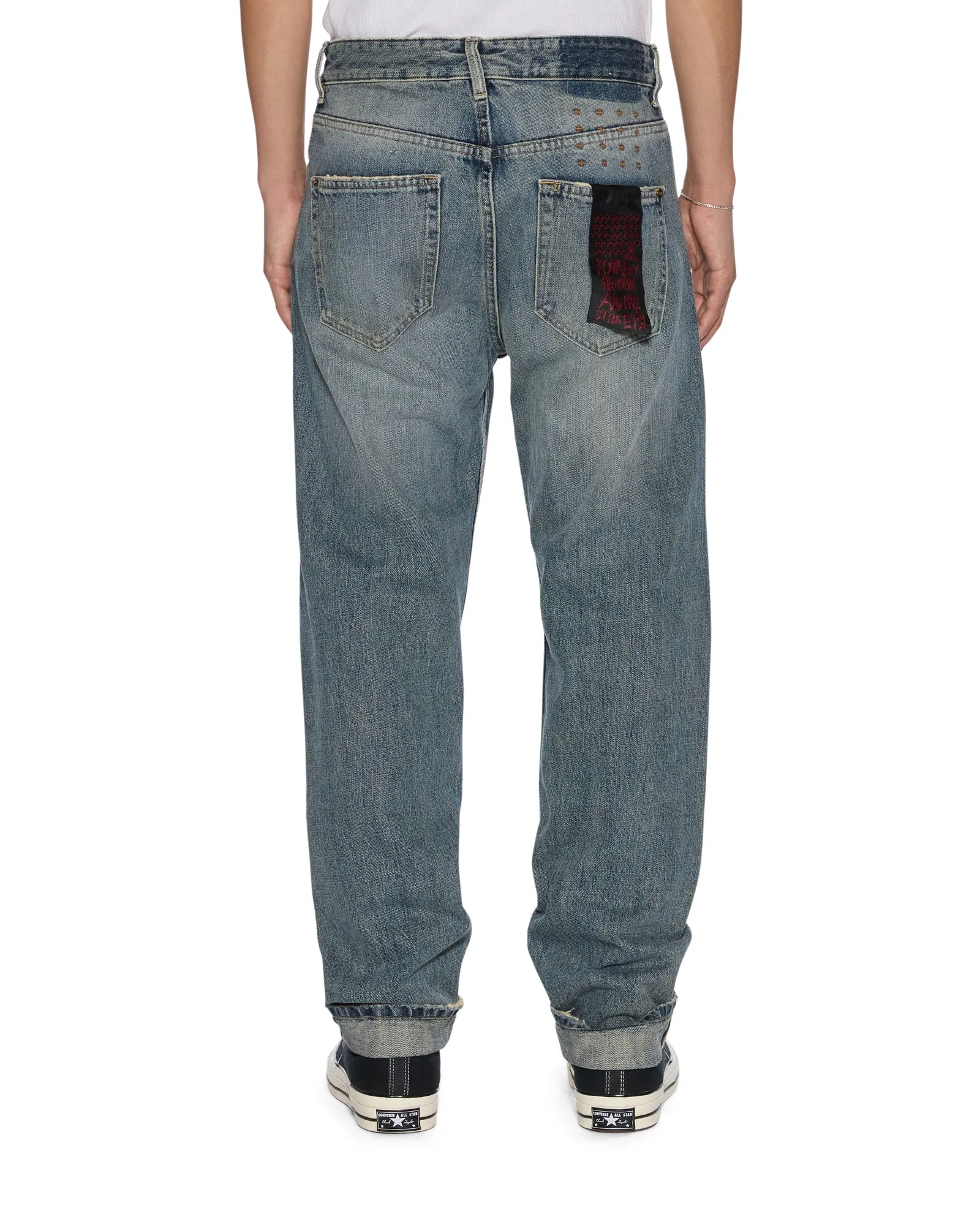 HAZLOW SELVEDGE MELBOURNE BLUE Casual Days Riveted Stress Points