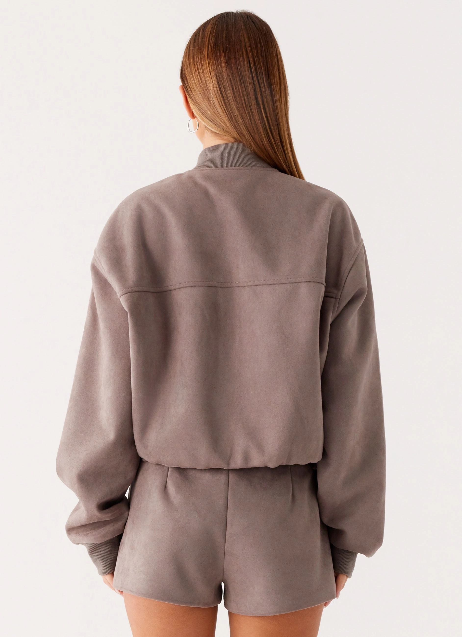 Thats Chill Bomber Jacket - Brown Change Demonstrate