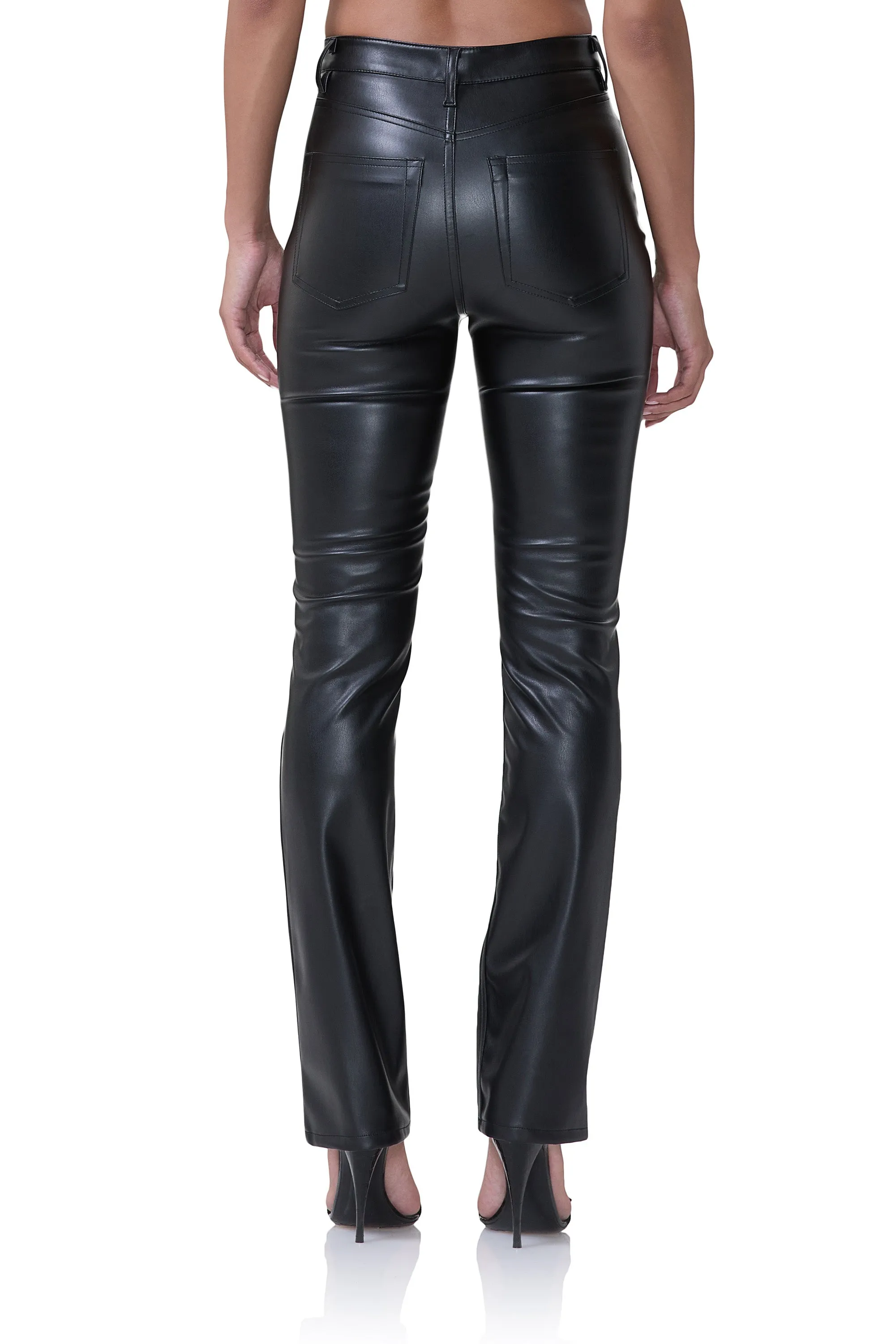 WrinkleFreeFabric Heston Straight Leg Pant - Noir