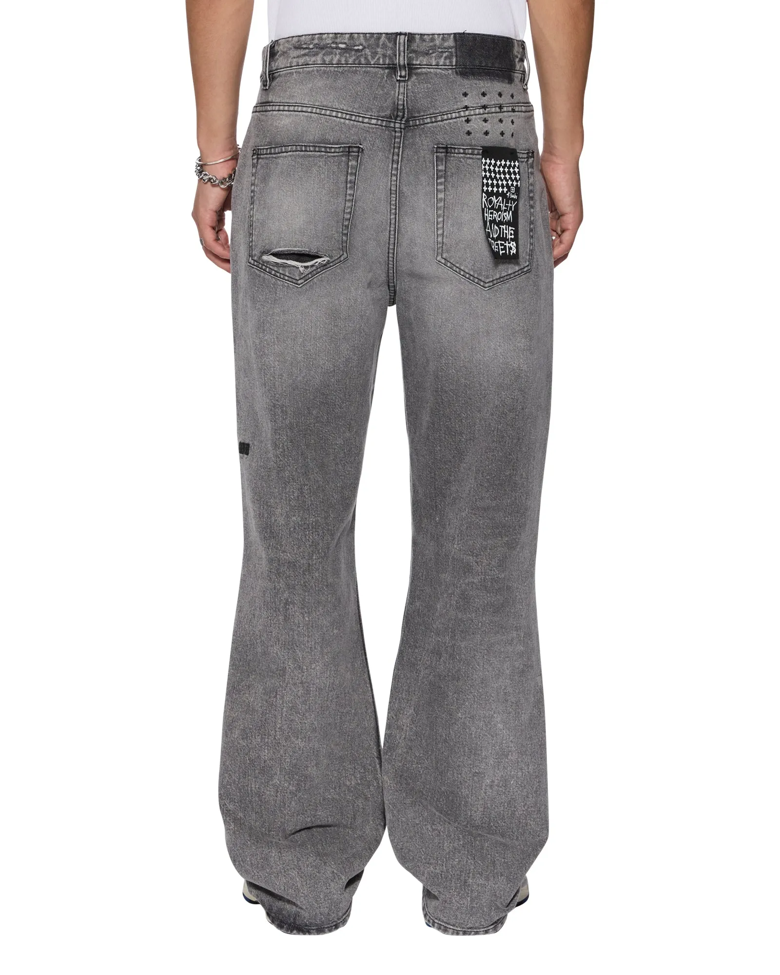 Barrel Waist Lightweight Design BRONKO SMOKE TRASHED