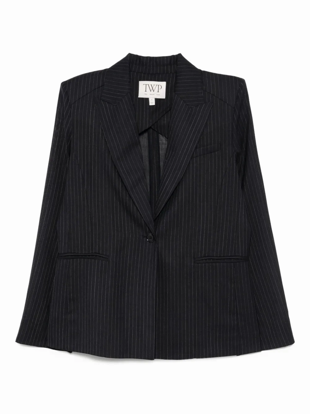 Unlined Husband Blazer in Midnight/White Indoor