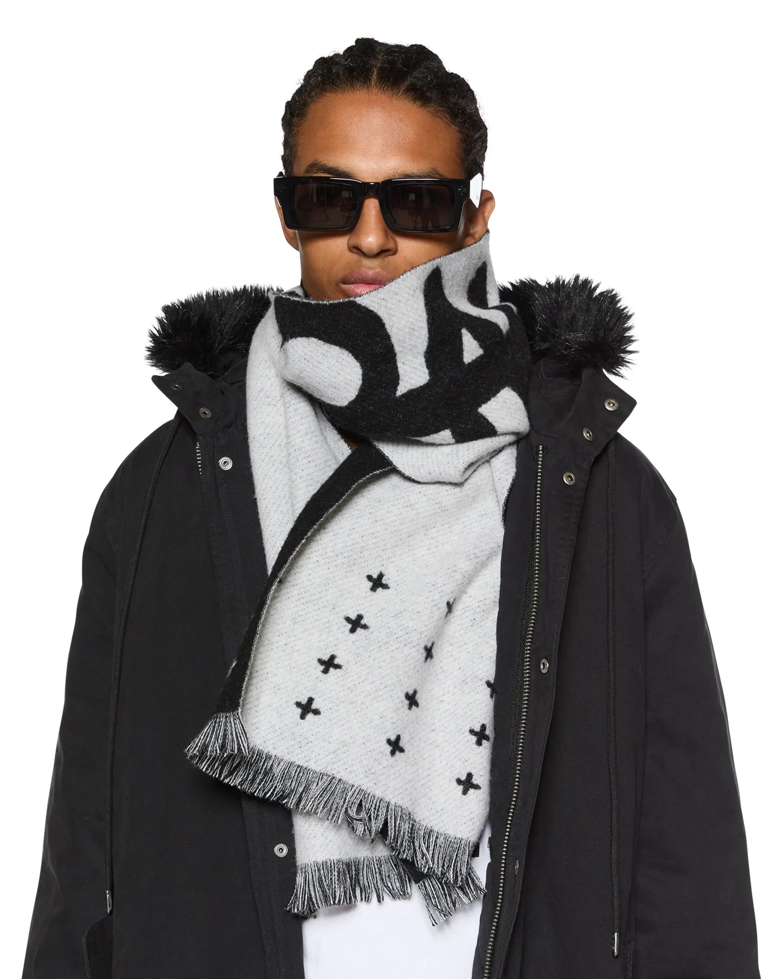 Button Down Collar Style High Neck Collar RANGER PARKA OD BLACK