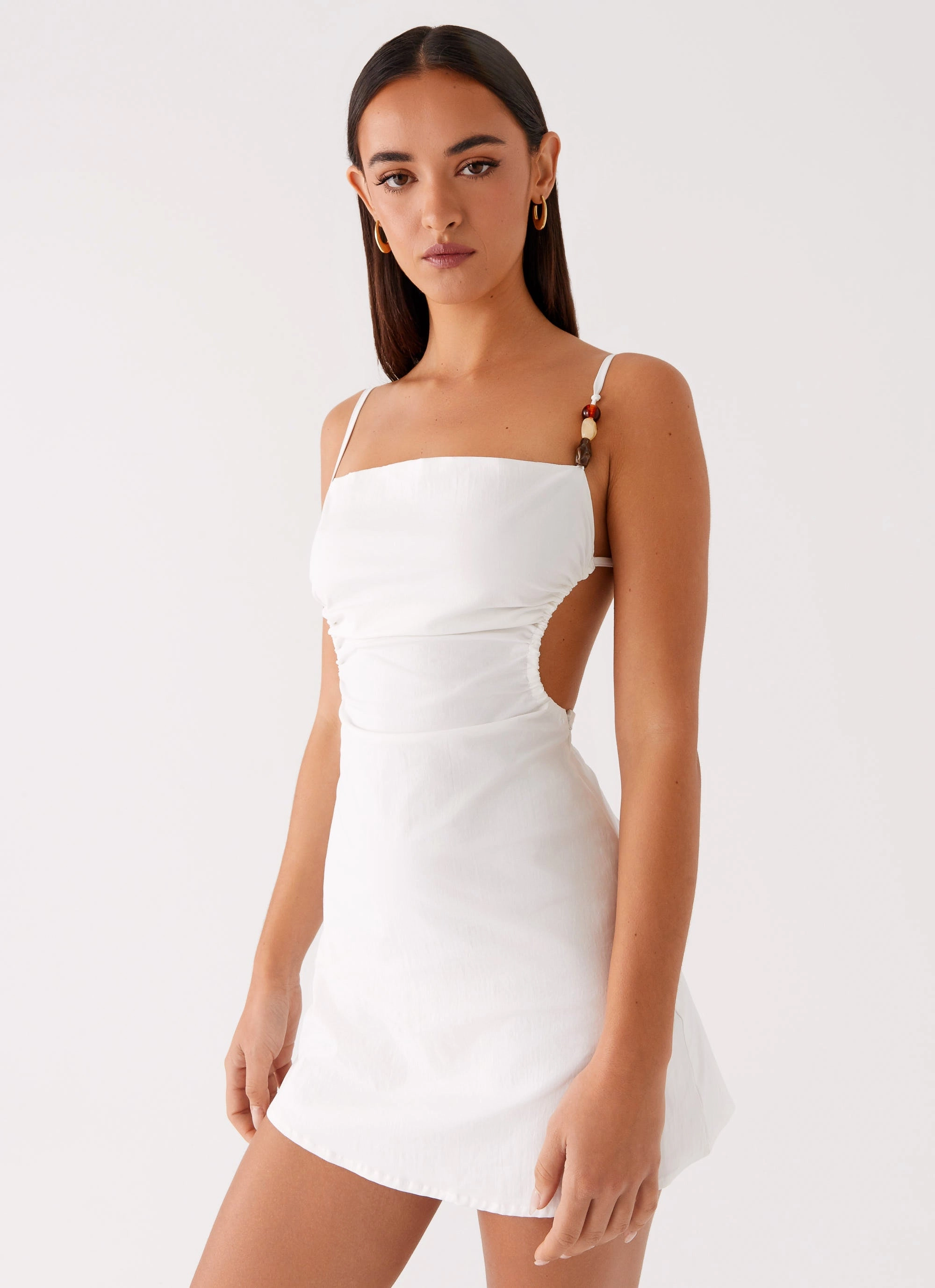 Material Innovation Marlon Mini Dress - White