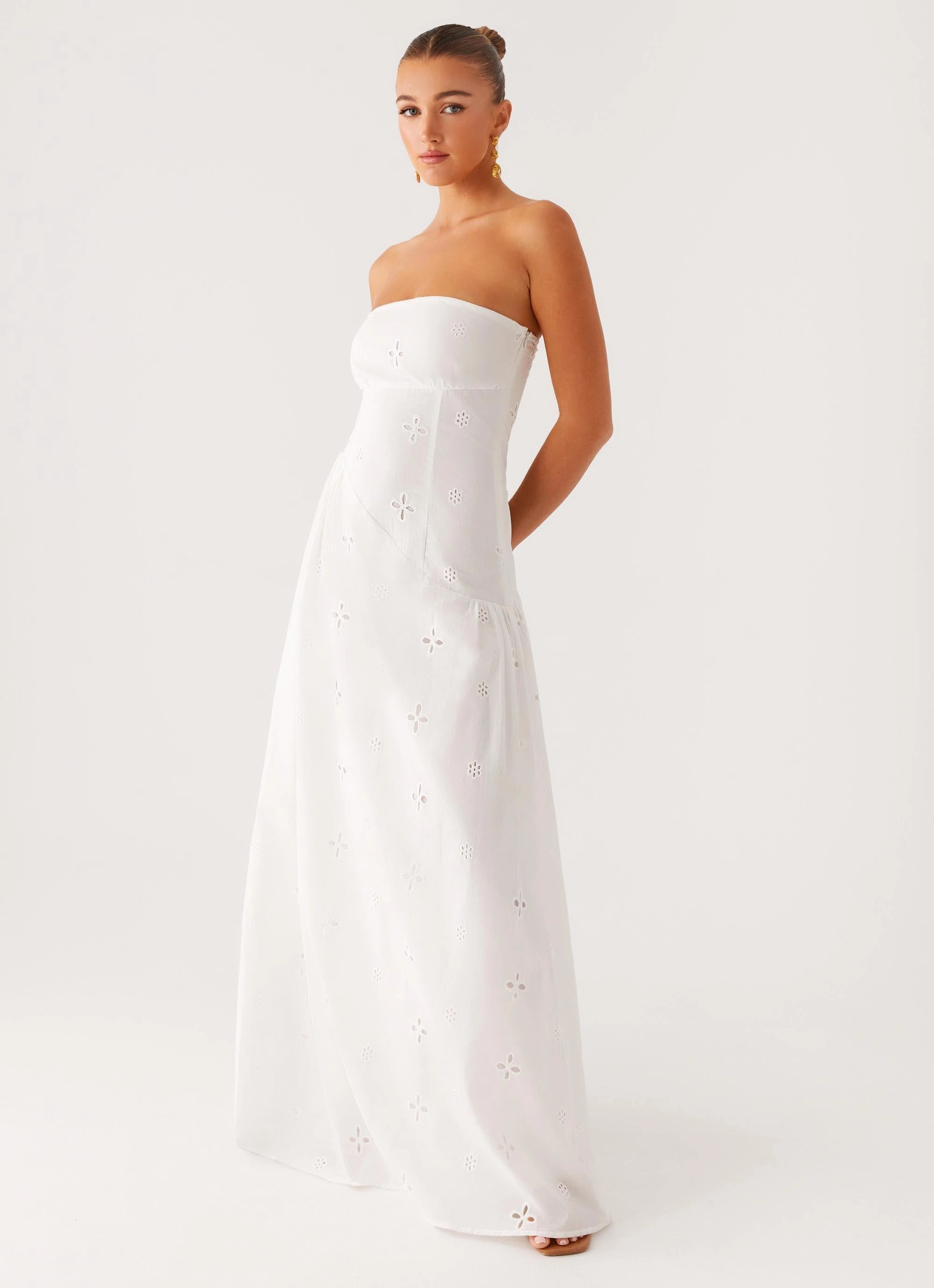 Festive Wear Sunkissed Maxi Dress - Ivory