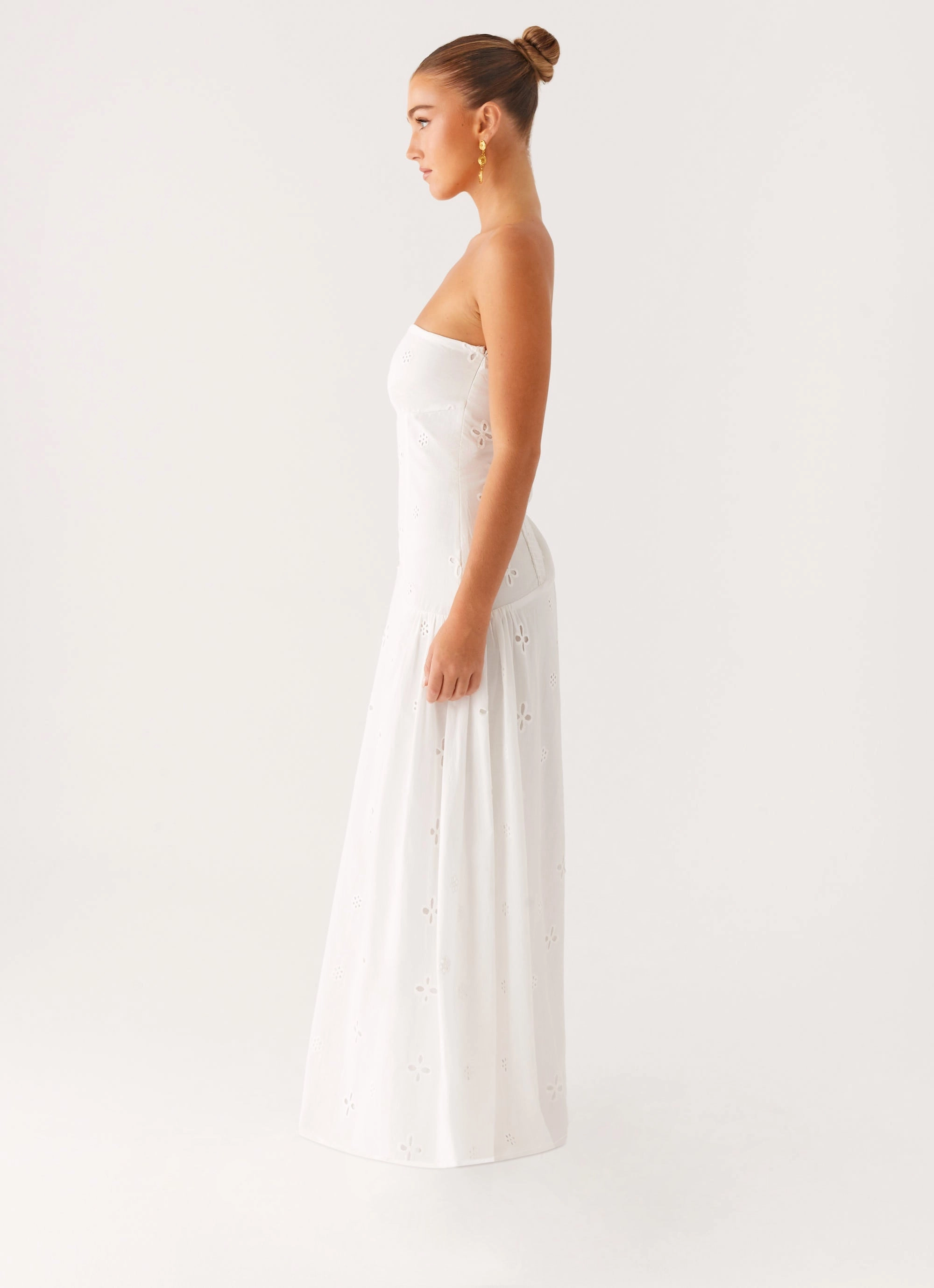Lounge Moment Sunkissed Maxi Dress - Ivory