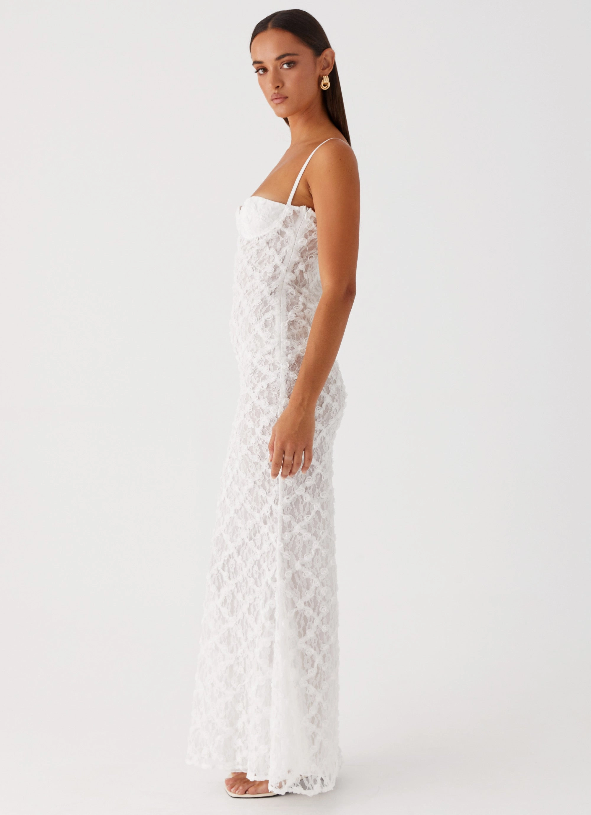 That Girl Maxi Dress - White Elegant Fit