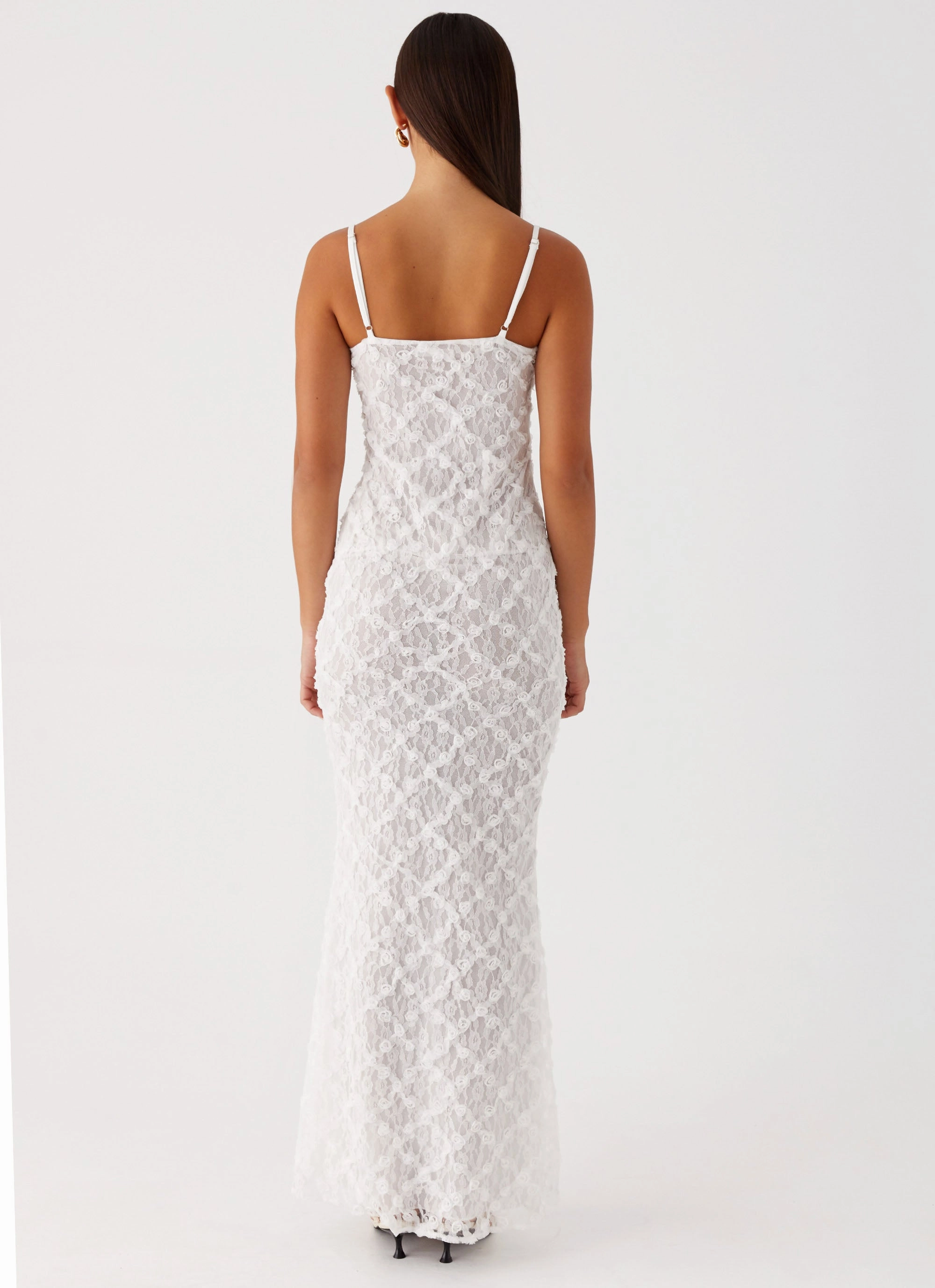 That Girl Maxi Dress - White Refined Cut