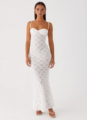 That Girl Maxi Dress - White Korean Trend