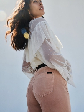 Corduroy Marine Pant Dusty Rose Hypoallergenic Lining