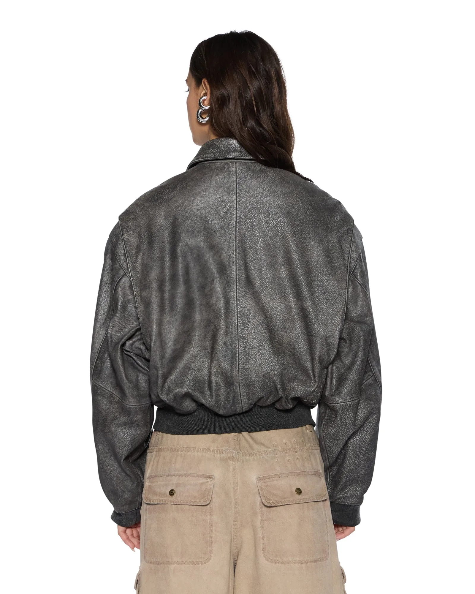 HIGHWAY BOMBER VINTAGE BLACK Raglan sleeves Party