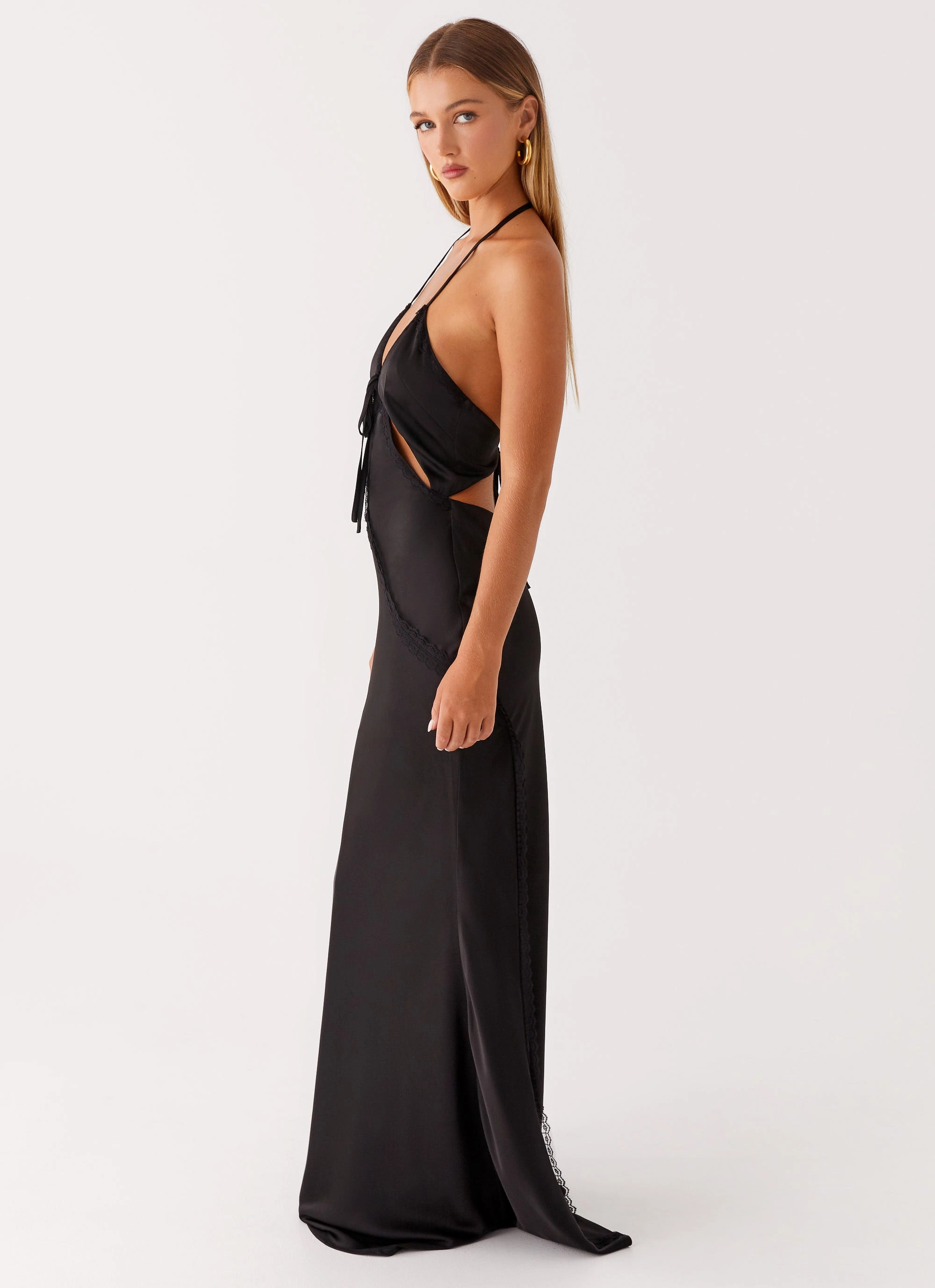 Highway Maxi Dress - Black Summer Fashion Muted Tones