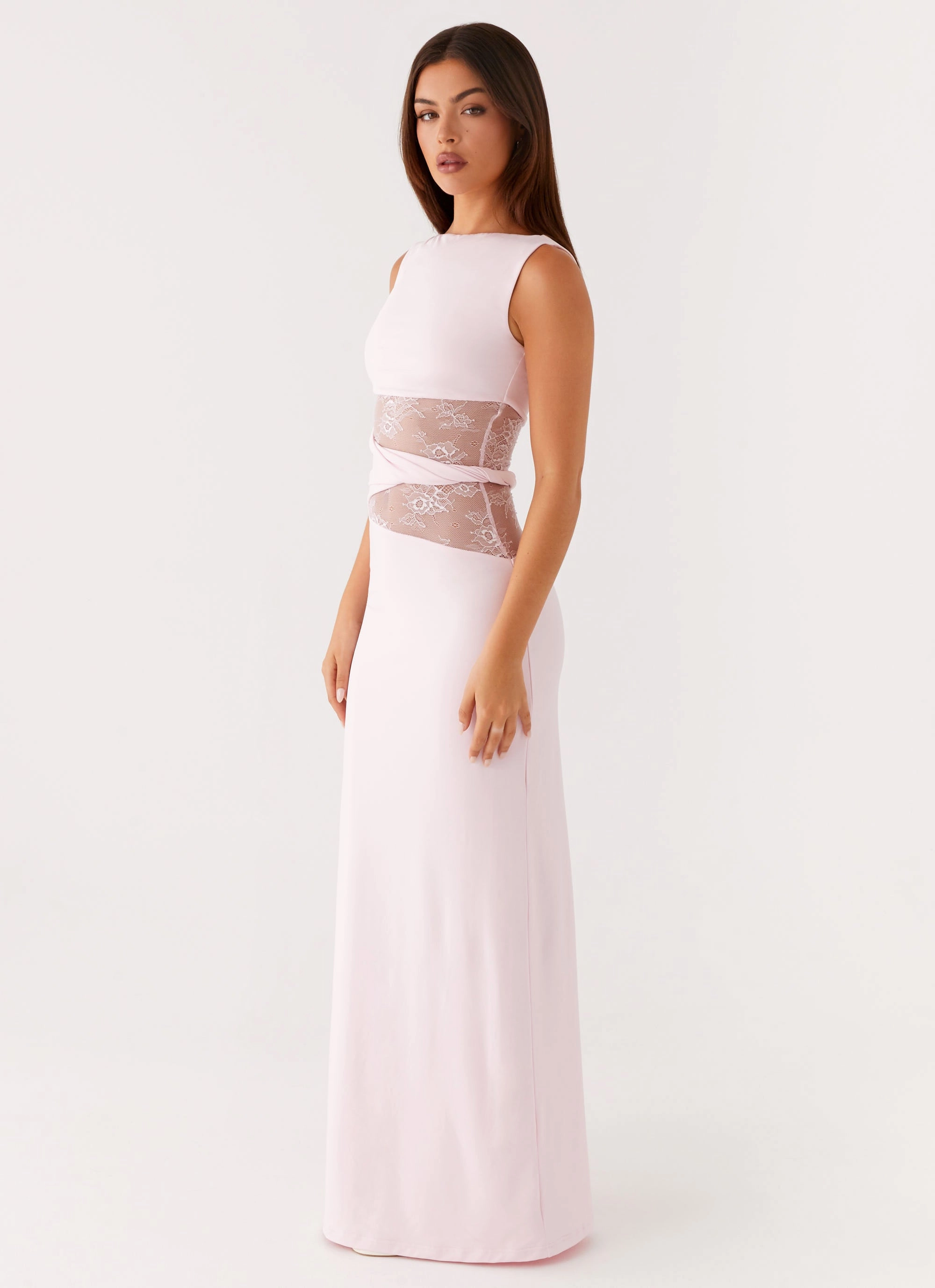 Karma Maxi Dress - Pink Gentle Stitch