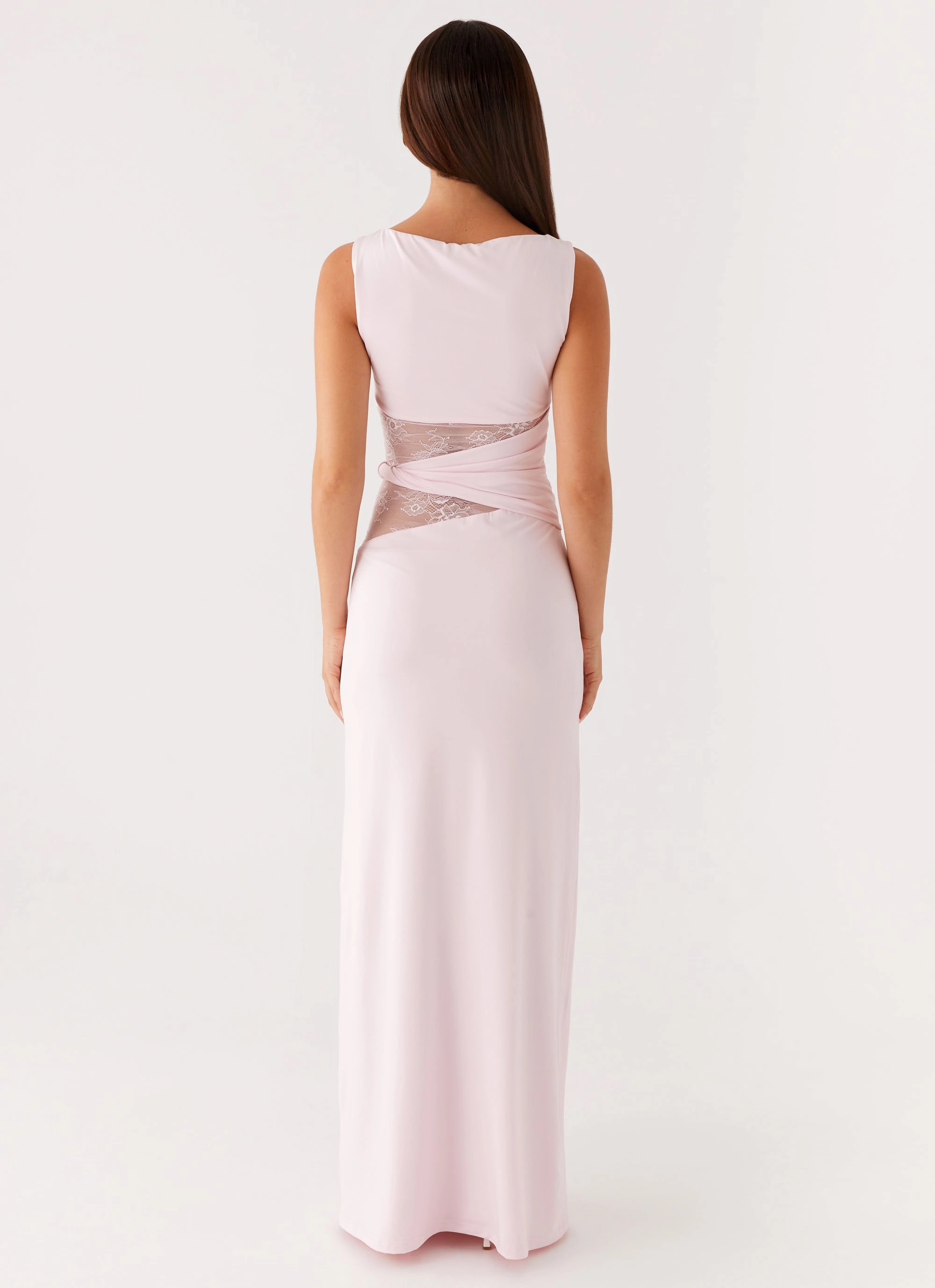 Karma Maxi Dress - Pink Pastel Sky