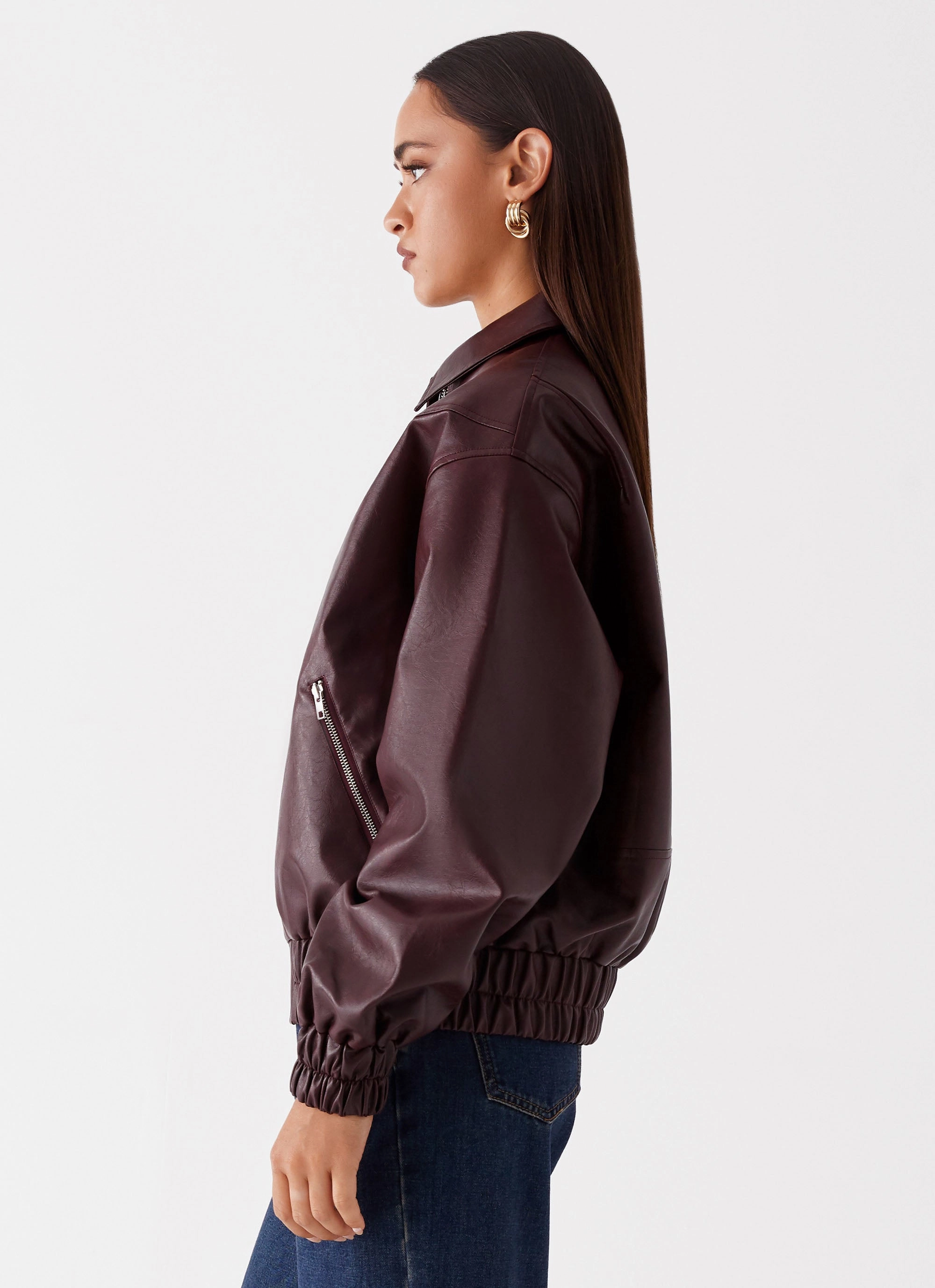 Holland Bomber Jacket - Wine Outdoor Ready Price
