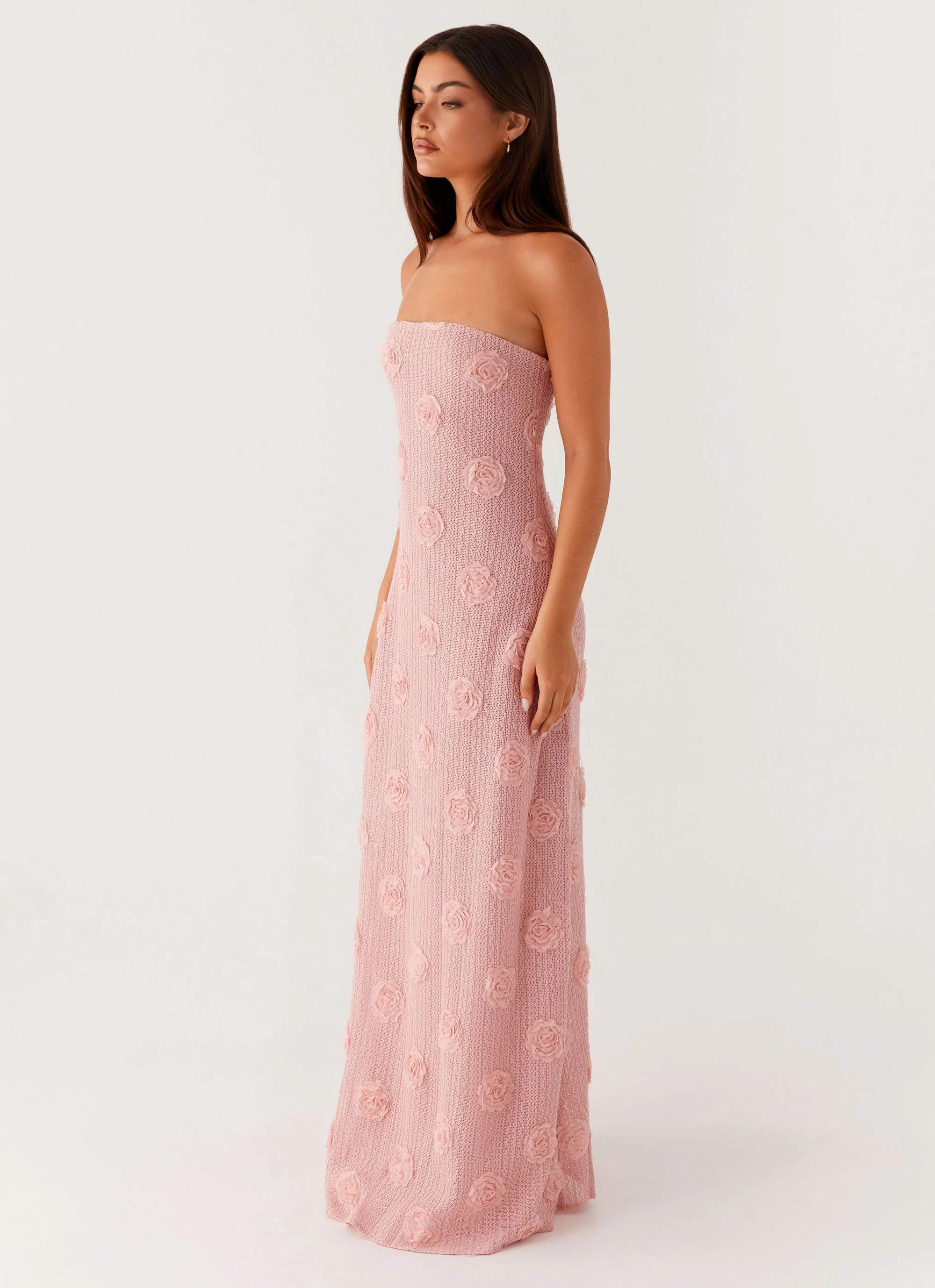 Holly Maxi Dress - Pink Timeless Energy Delicate Finish