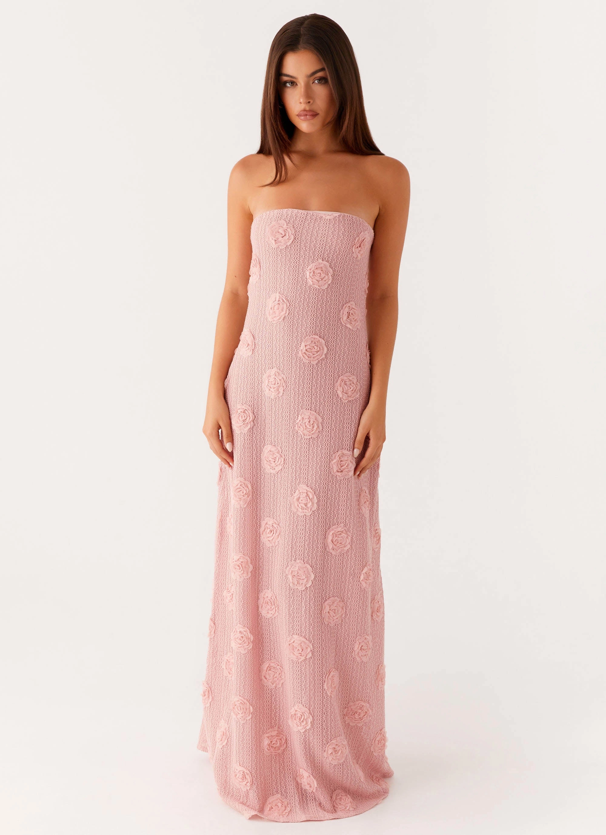 Clean Fit Holly Maxi Dress - Pink