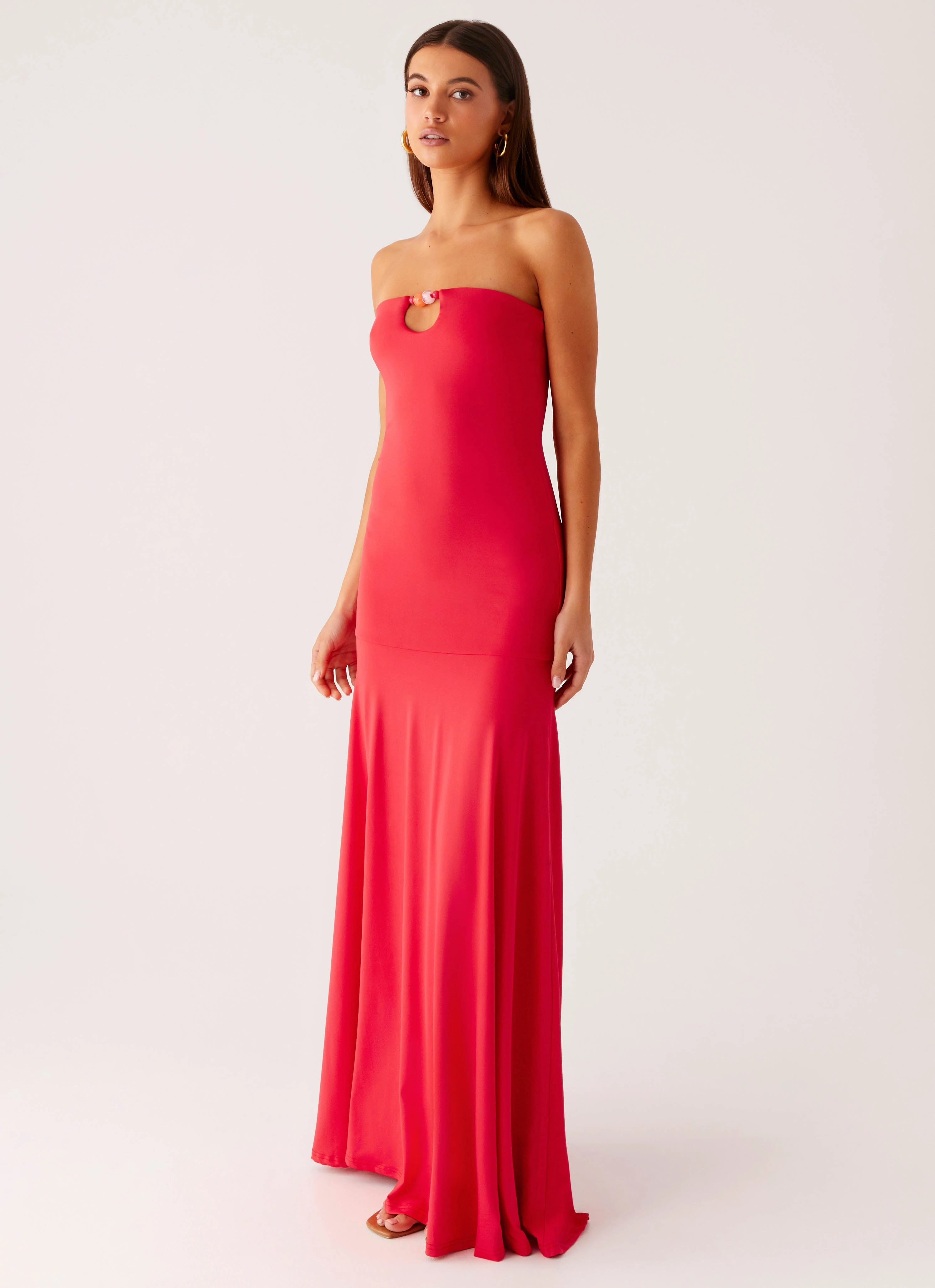 Party Perfect Hurts Like Hell Maxi Dress - Pink