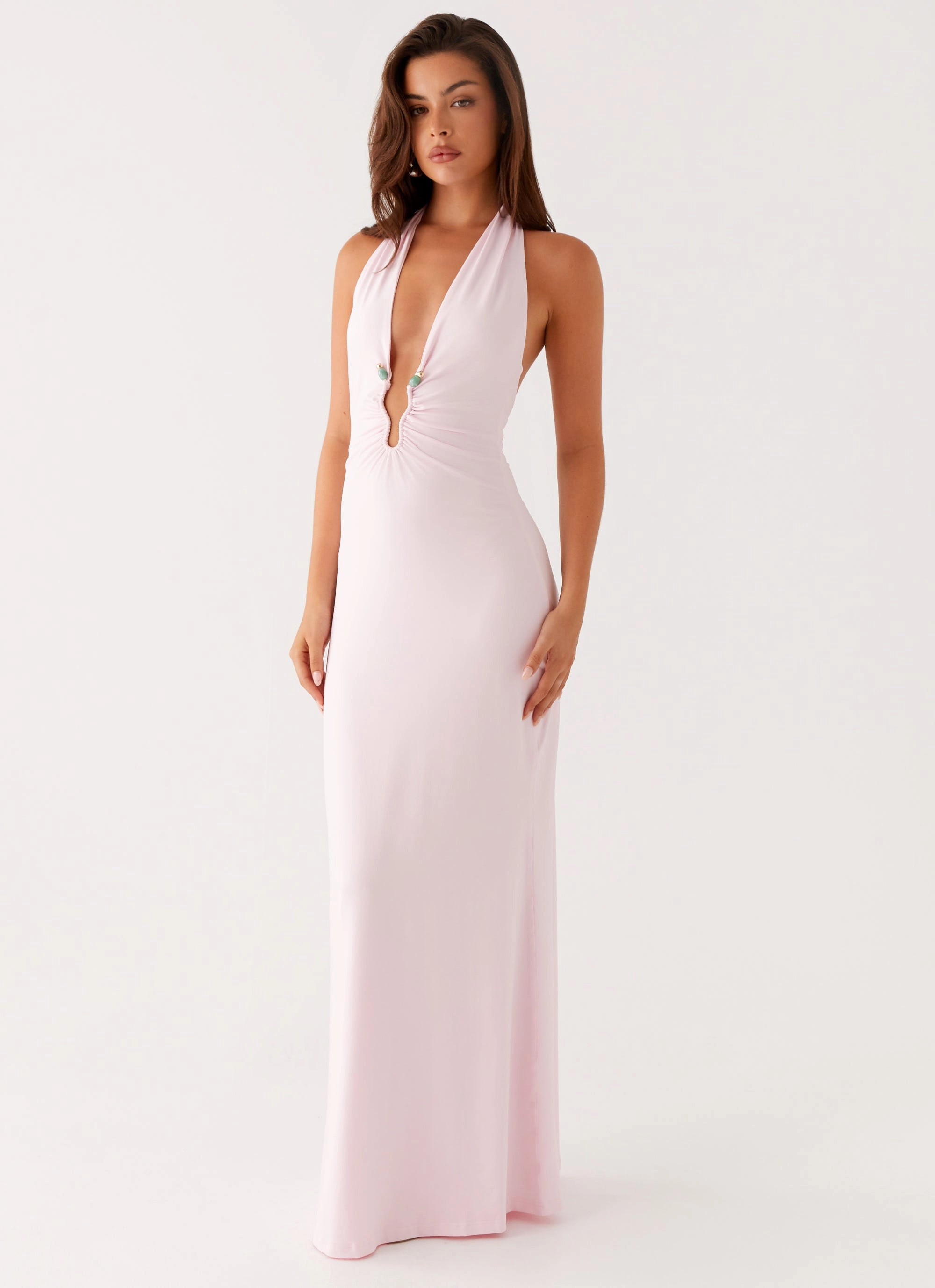 Nicola Maxi Dress - Pink City Rhythm Summer Outfit