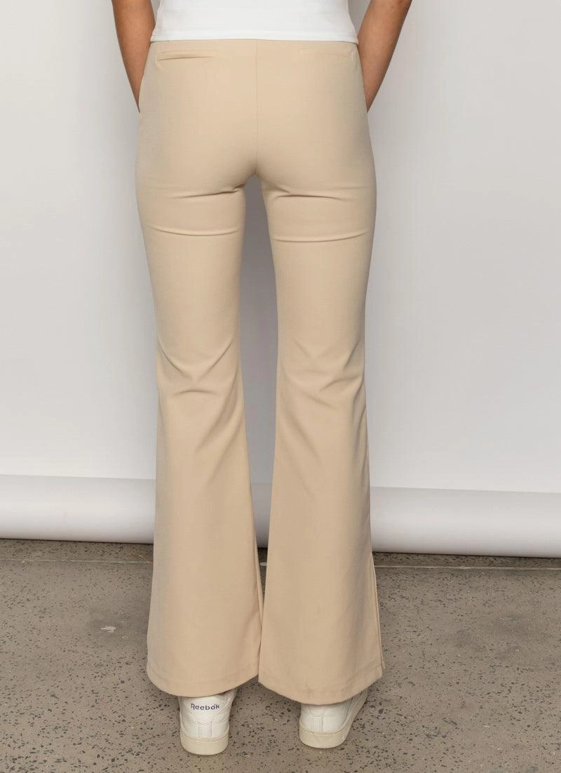 Ice Glider Pants - Beige Elasticized Cuffs
