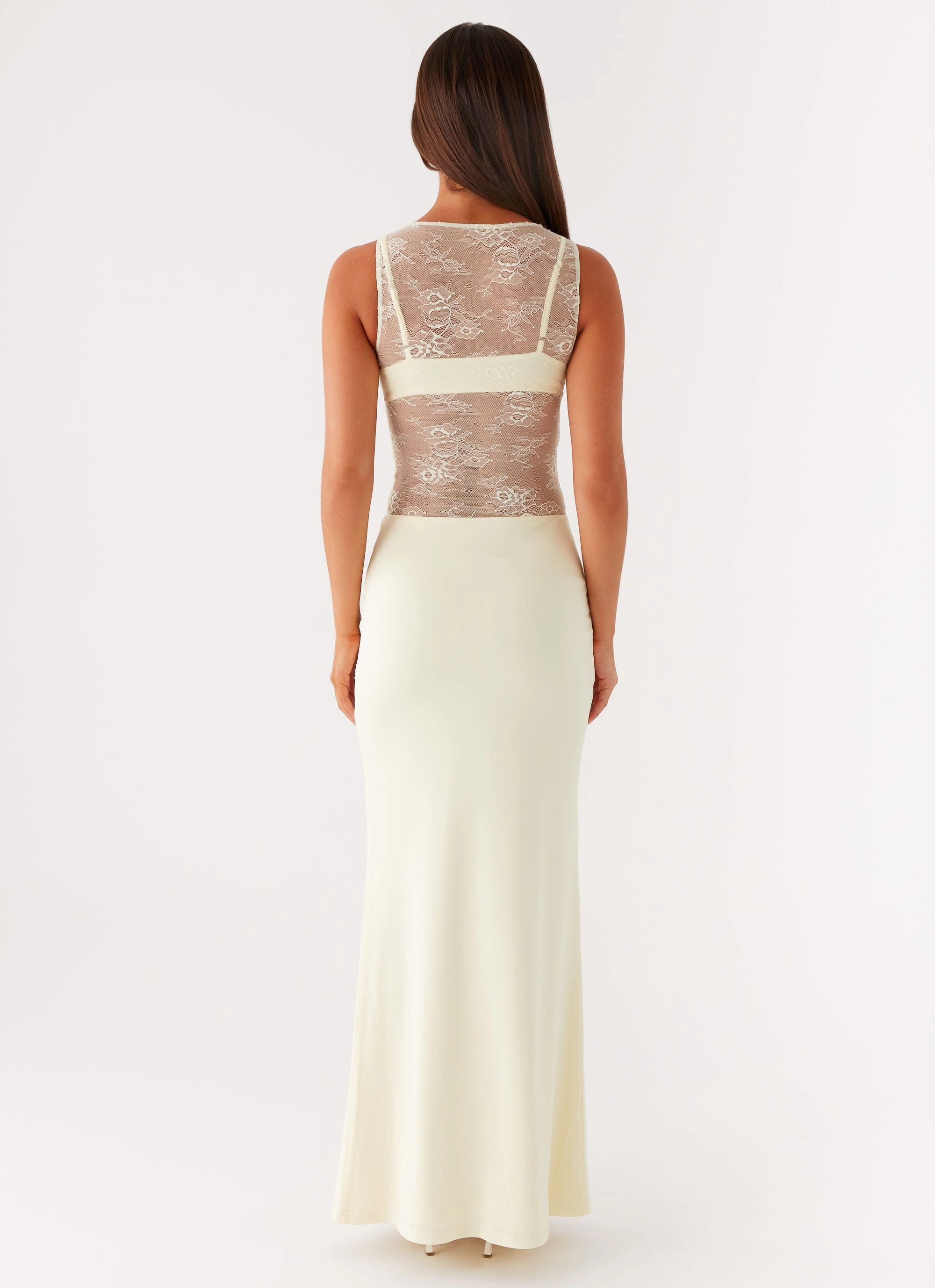 Imperial Maxi Dress - Yellow Modern Design Refined Mood