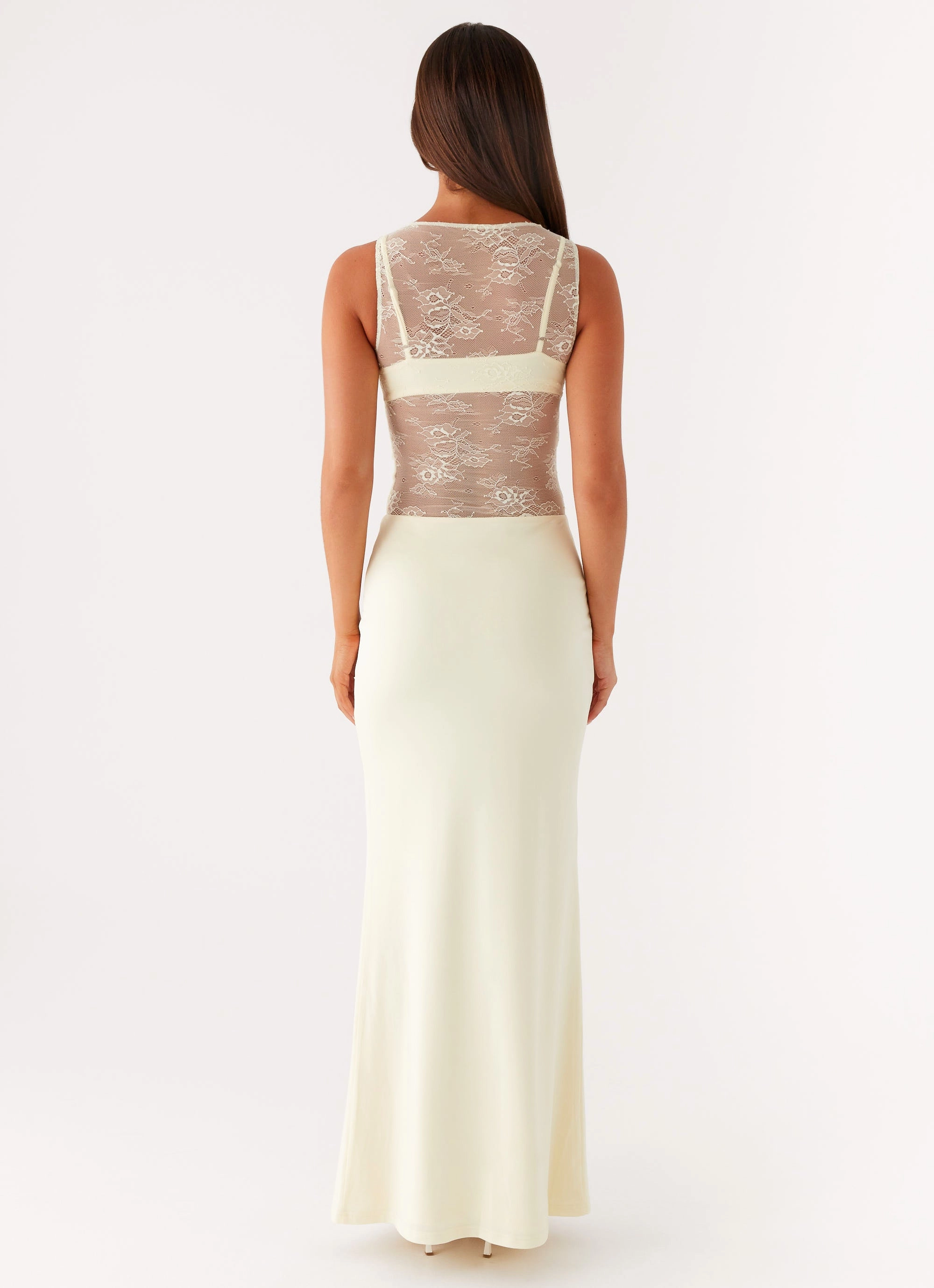 Light Motion Imperial Maxi Dress - Yellow