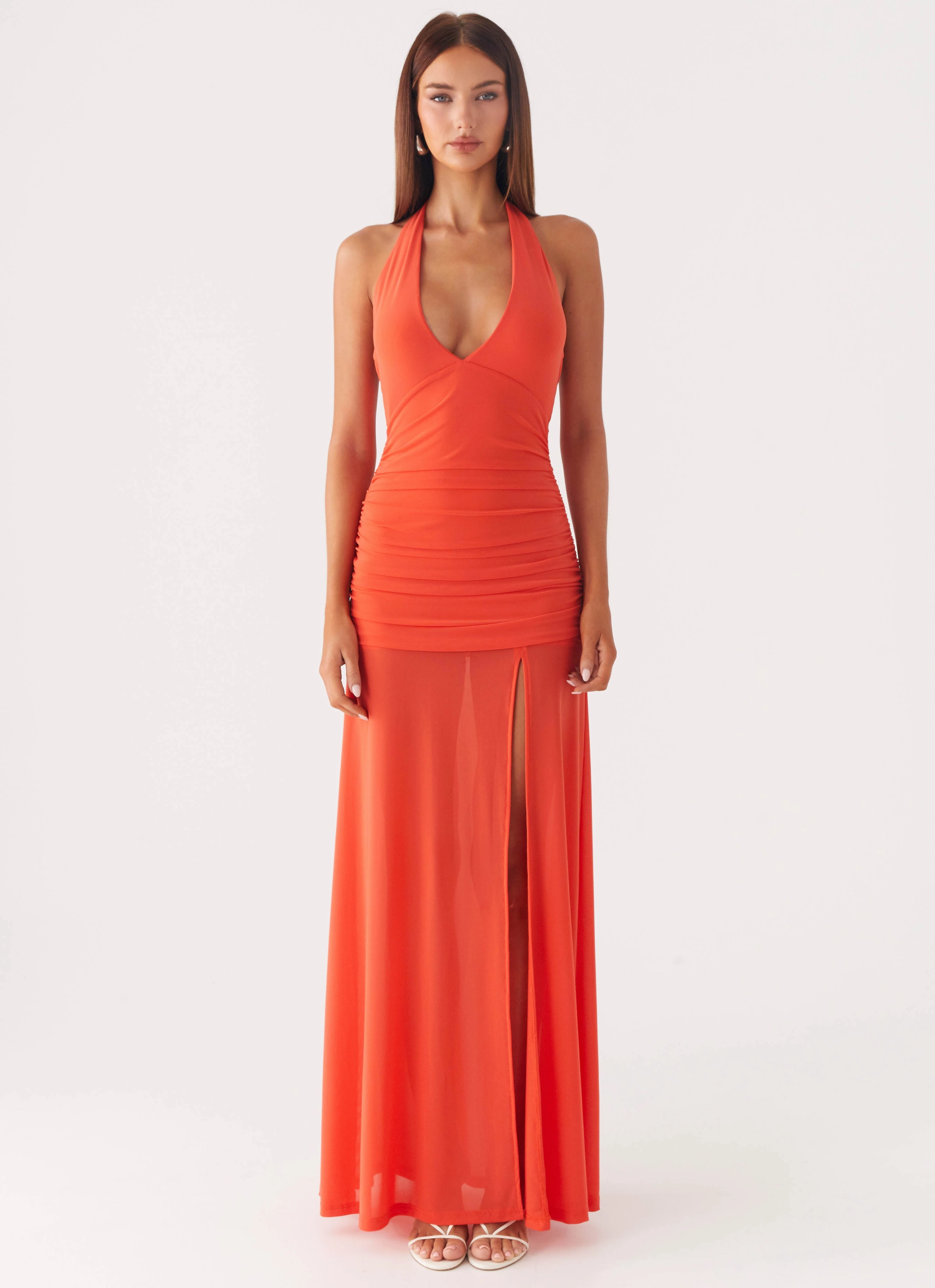 Subtle Edge Island Muse Dress - Coral