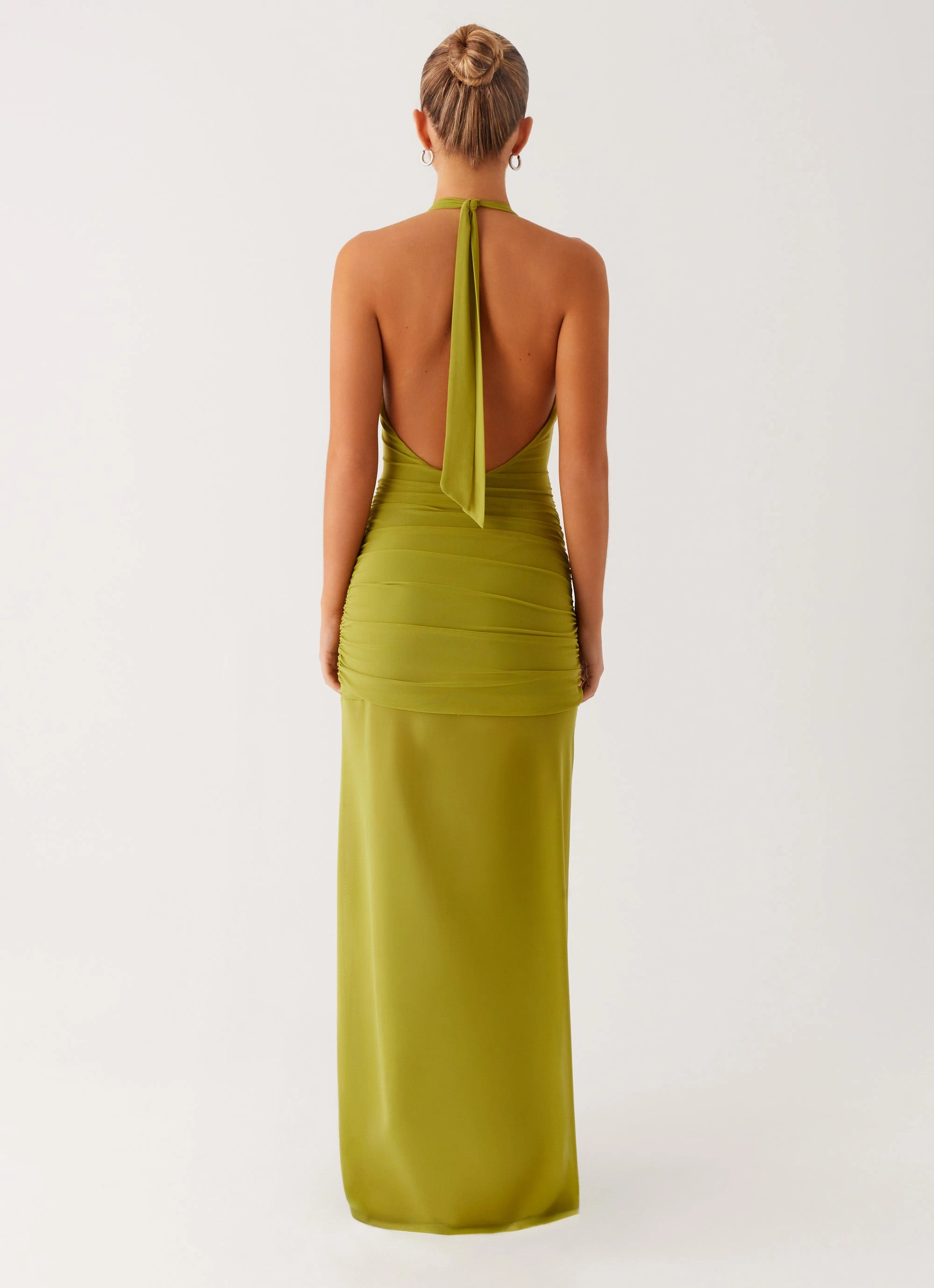 Island Muse Dress - Lime Flower Soft