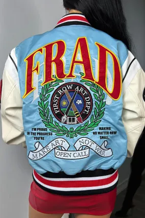 Wind Resistant Design Ivy League Patchwork Varsity Jacket