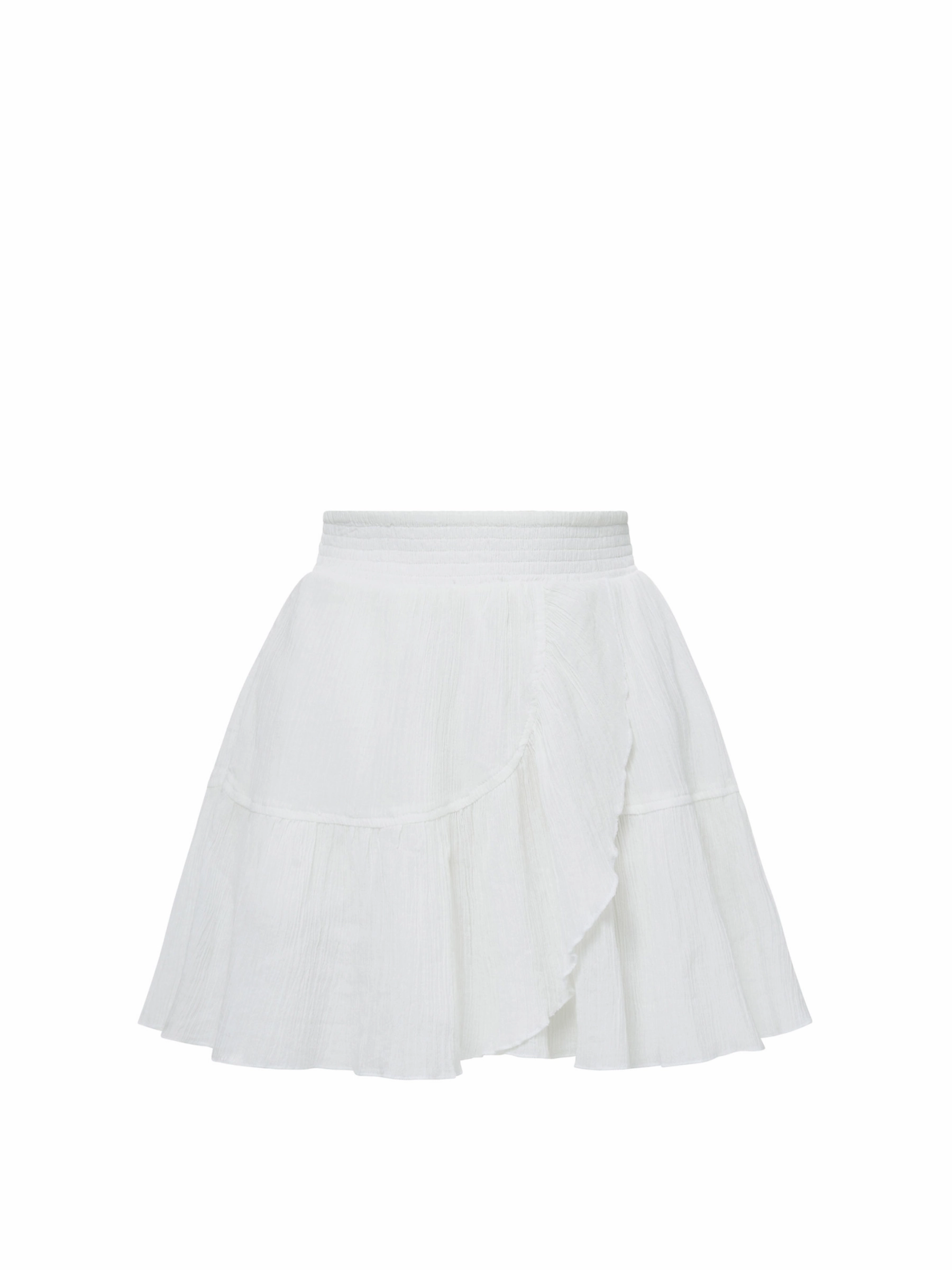 Chic Mood Izzy Skirt In Fresh White
