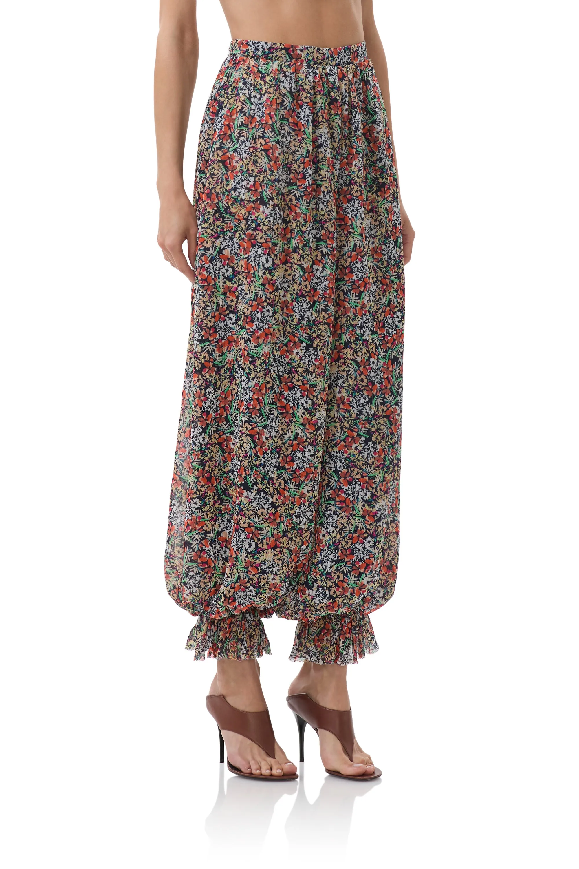 Core Ease Casual Design James Pant - Navy Ditsy